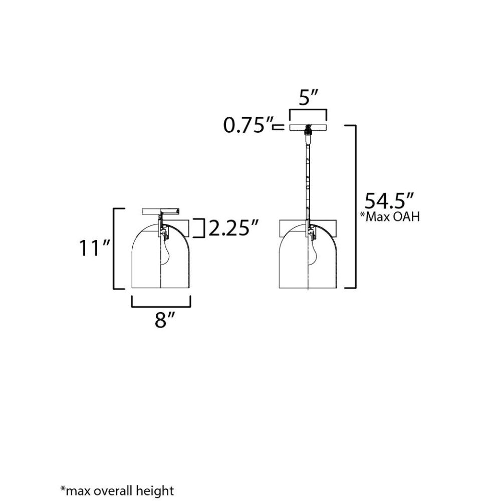 Maxim Lighting 21230CLNAB Pendant-Lights - View #3