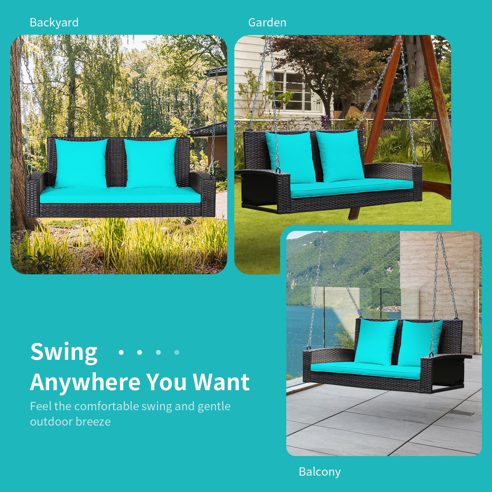 Clihome CWCH-HW68AD879TU Swing-Gliders - View #7