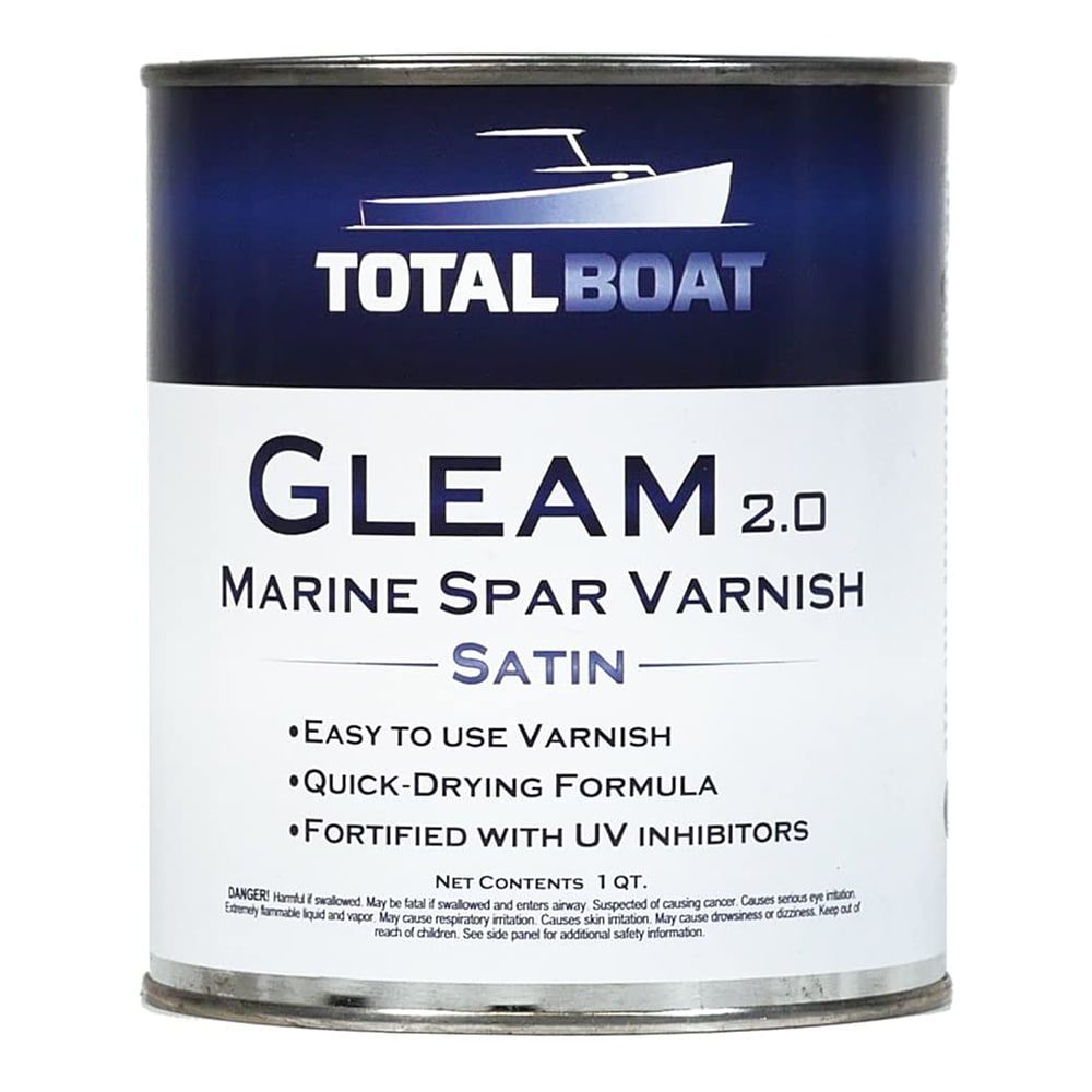 Gleam Clear Exterior Wood Stain and Sealer (1-quart) | - TotalBoat 409316