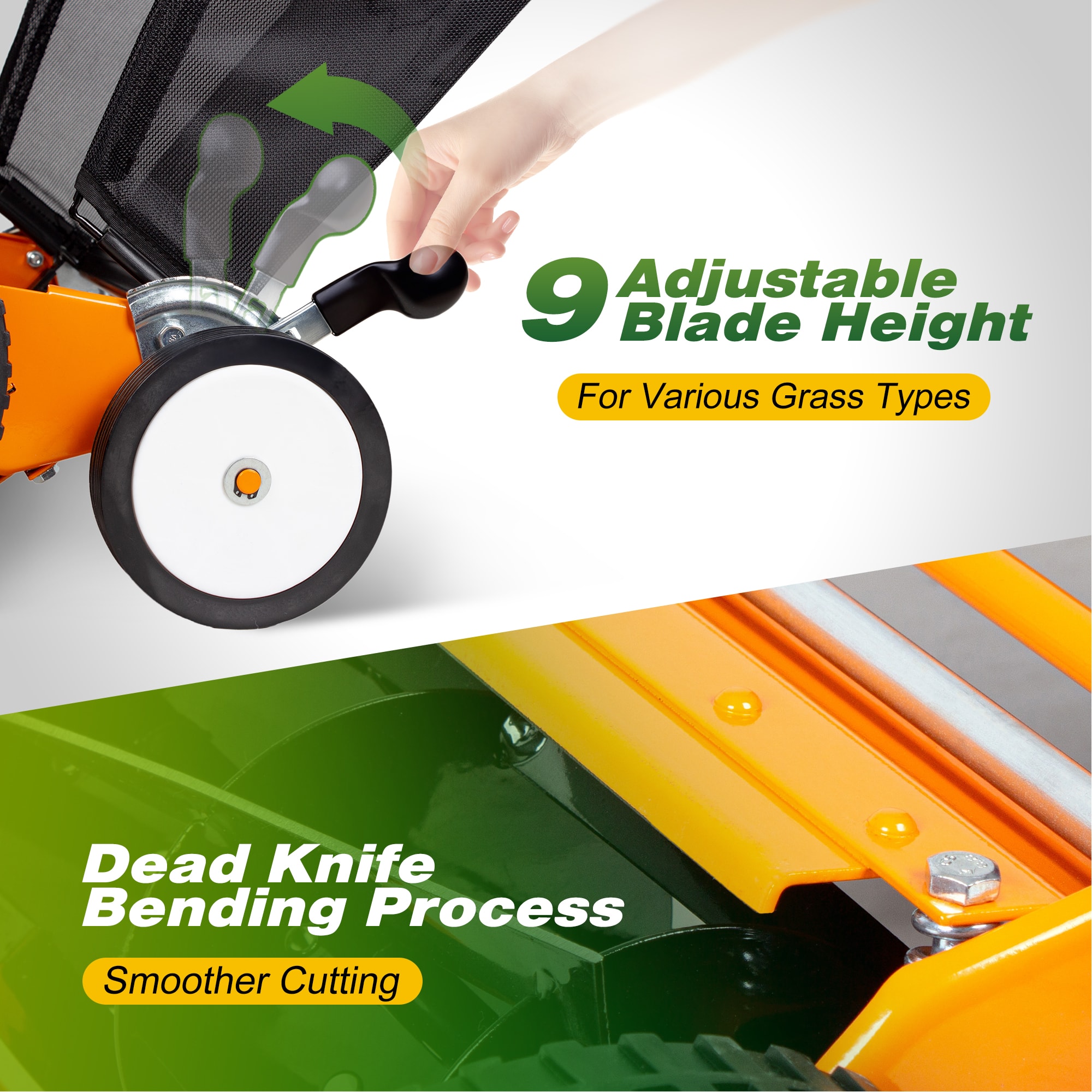Walensee WBLM-001-20-LS Push-Mower-Reel - View #3