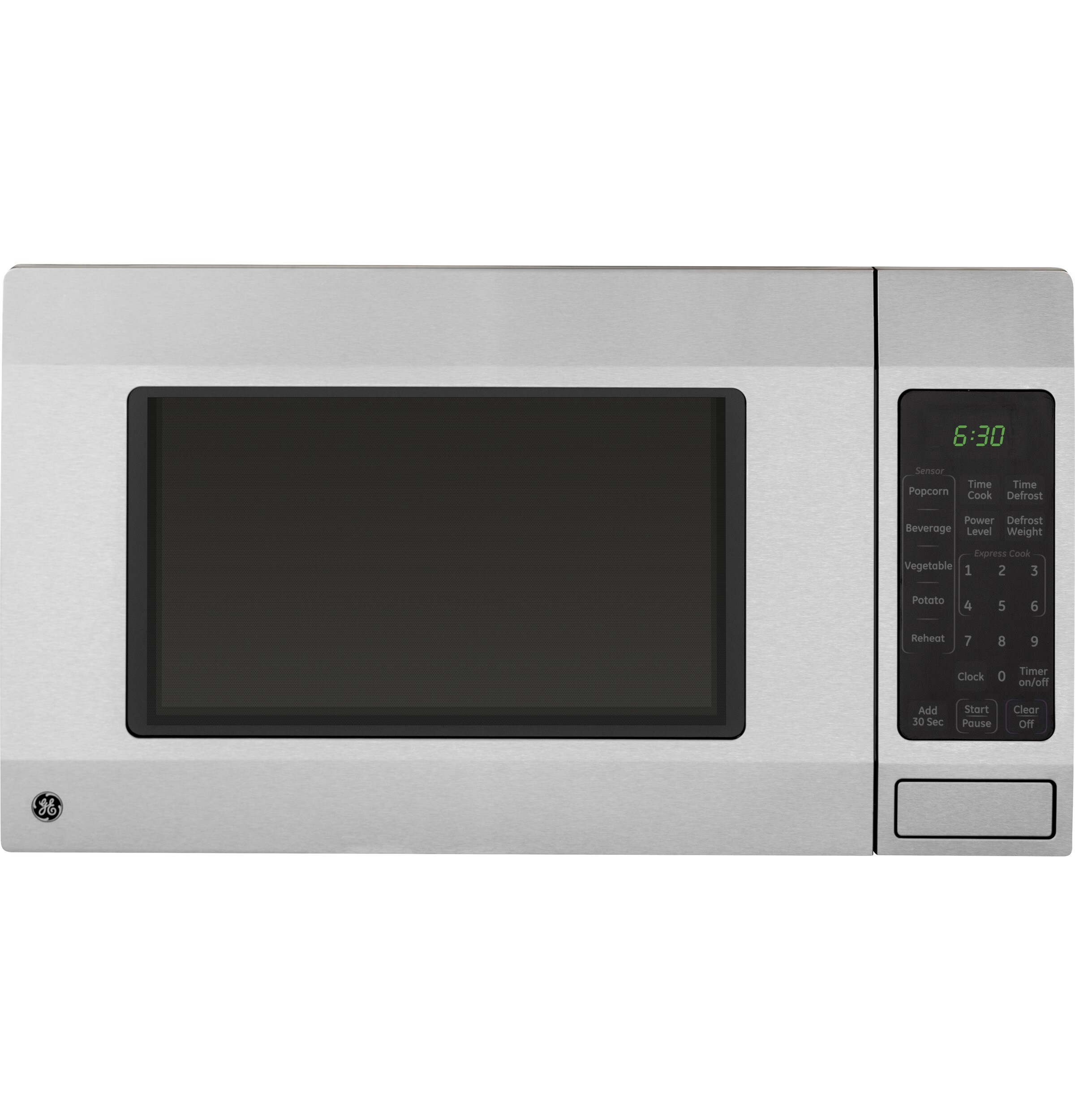 GE 1.6 cu. ft. Countertop Microwave in Stainless Steel with Sensor Cooking  JES1657SMSS - The Home Depot