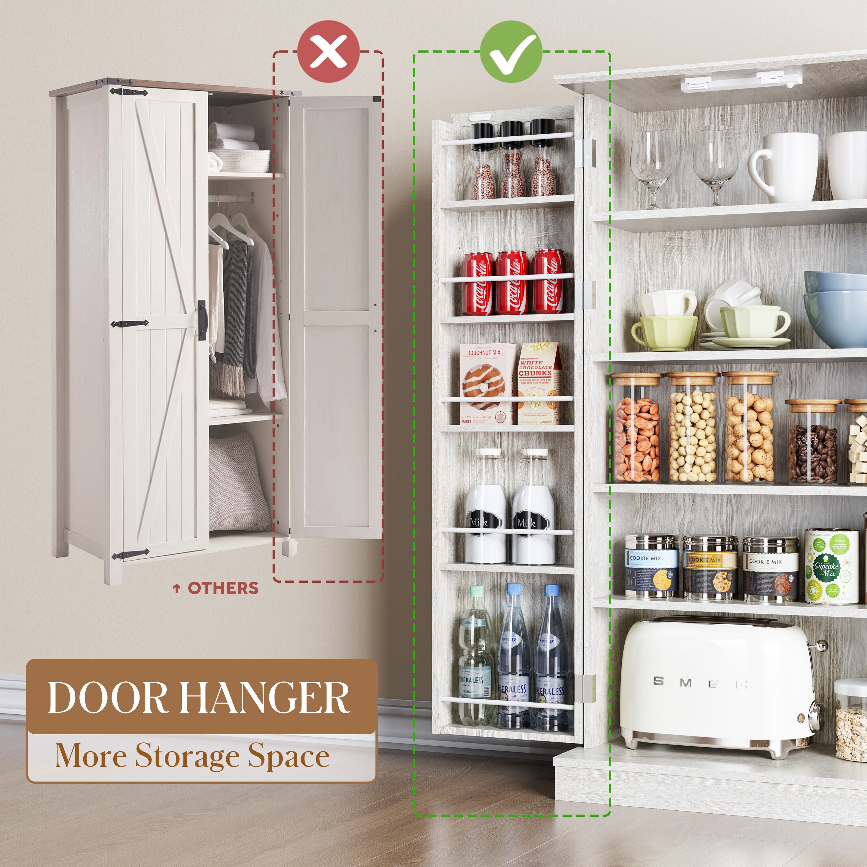 LTMATE LSFNZ24RWWT2555WT Dining-Kitchen-Storarge - View #2