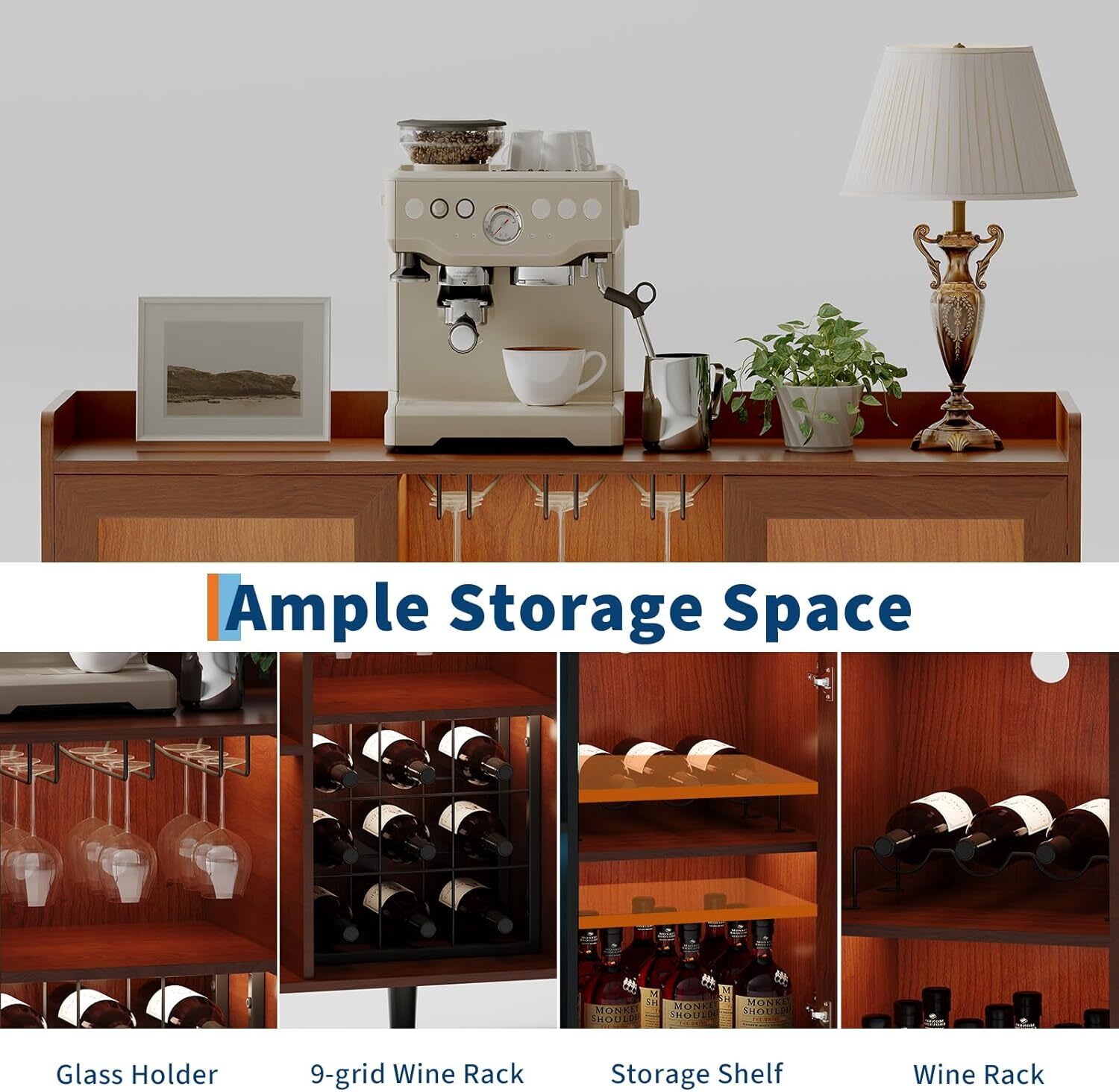 Qeetex GGL-PHK-35BBK3SS Dining-Kitchen-Storarge - View #6