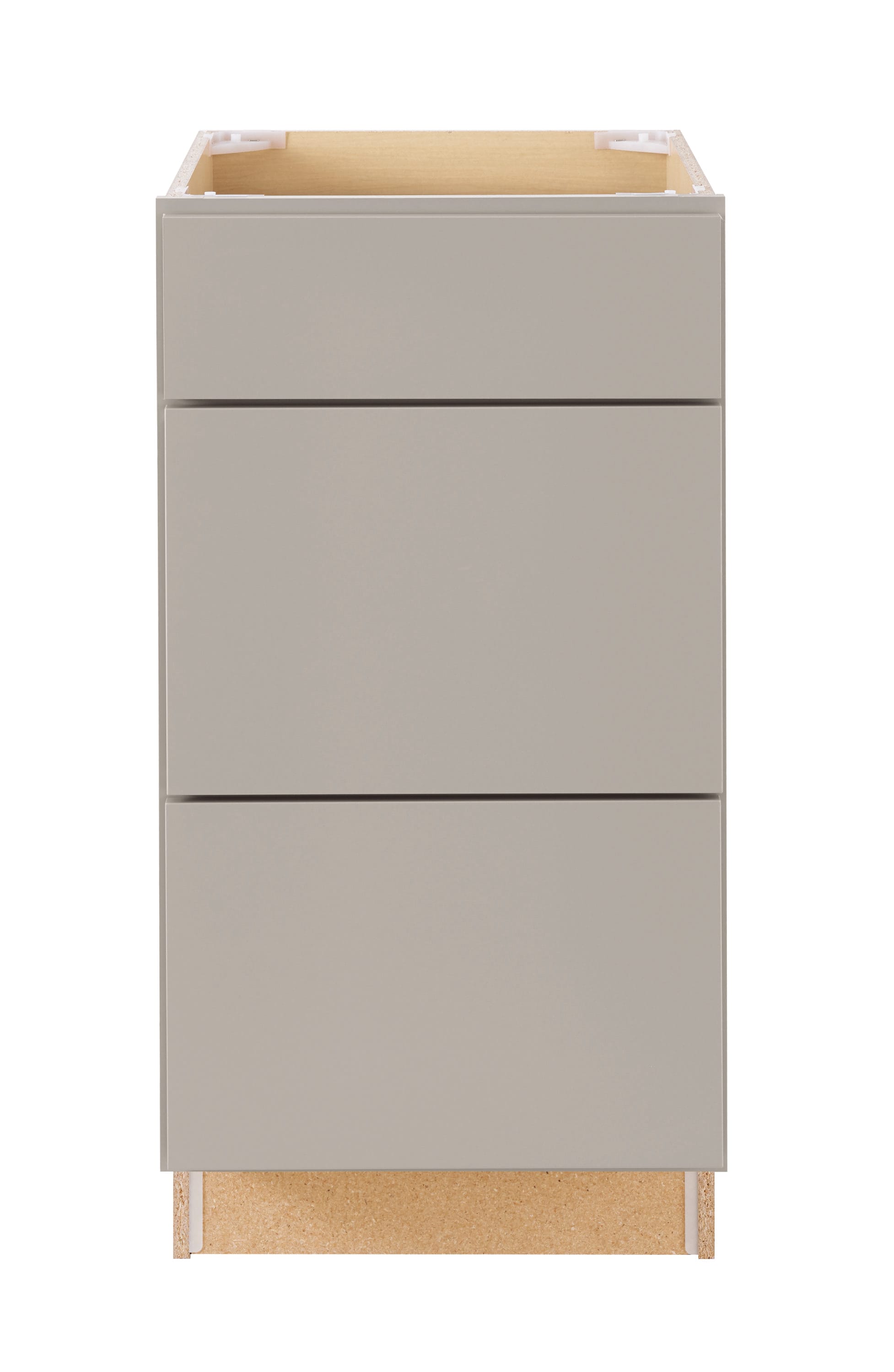 Diamond NOW Wintucket 12-in W x 35-in H x 21-in D Cloud Gray 3-Drawer Wood  Freestanding Cabinet Banks at