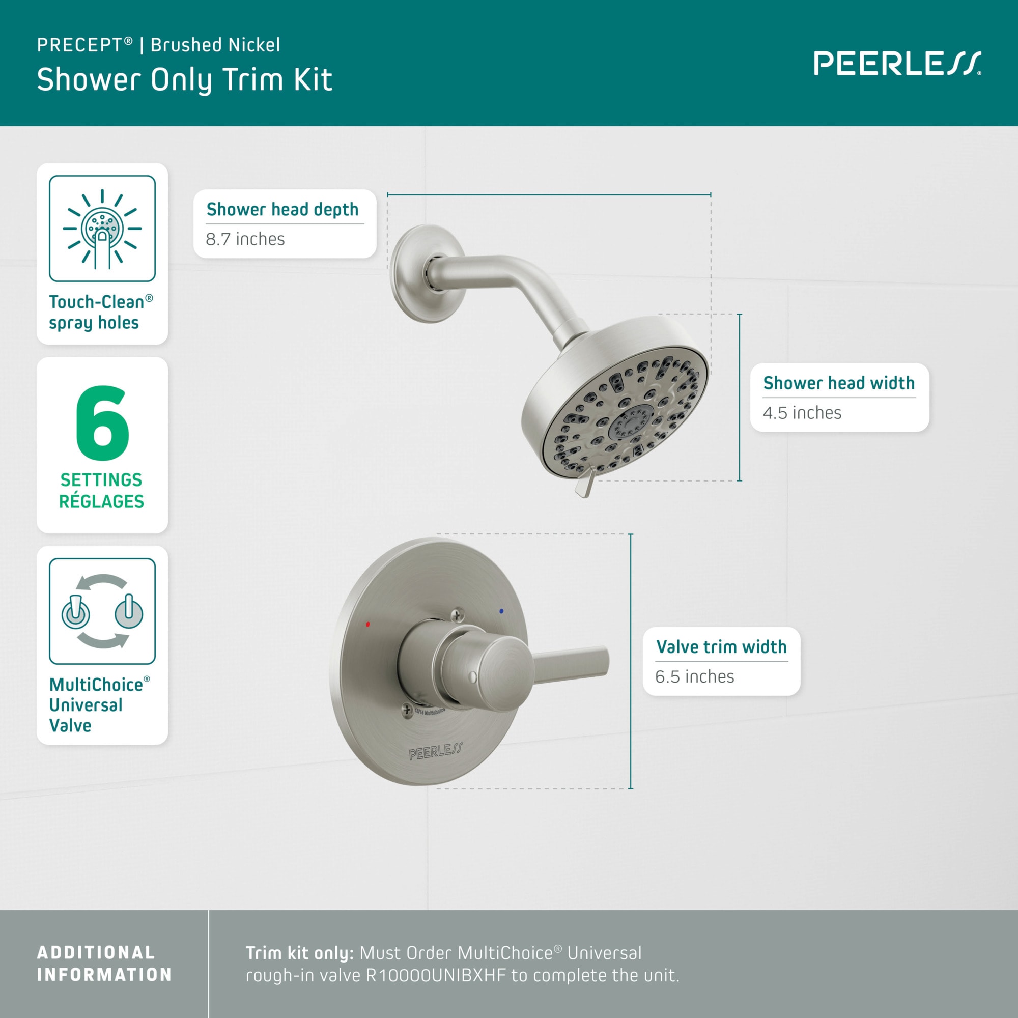 Peerless PTT188782-BN Tub-Shower-Faucets - View #5