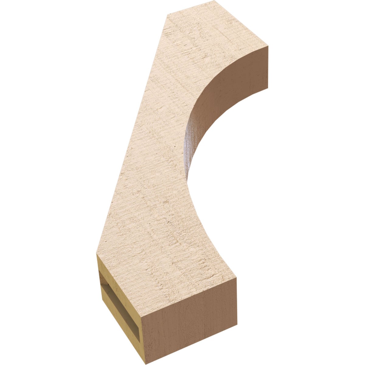 Ekena Millwork BRCUR03X16X22WTLRCPR braces - View #7