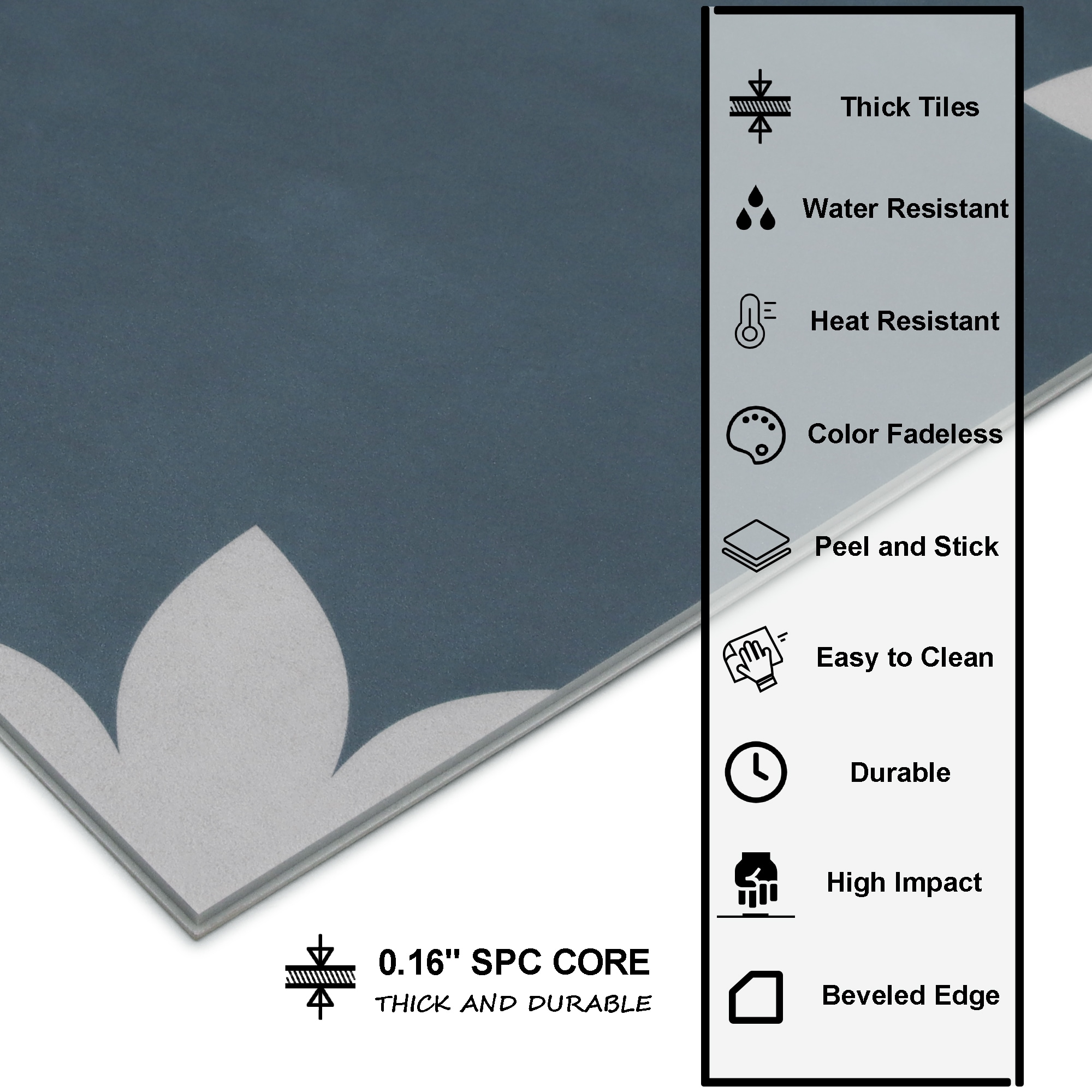 SUNWINGS PSFT-FBLU-16 Vinyl-Tiles - View #3