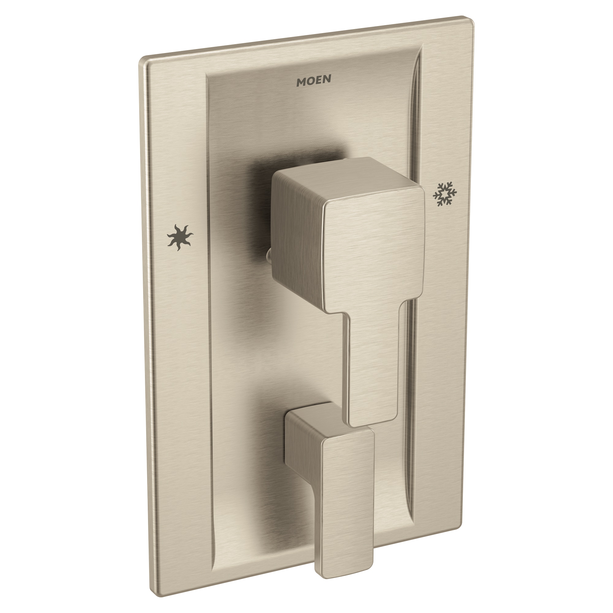 Moen TS2710BN 90 Degree Brushed Nickel 2-handle Sold separately Shower Faucet