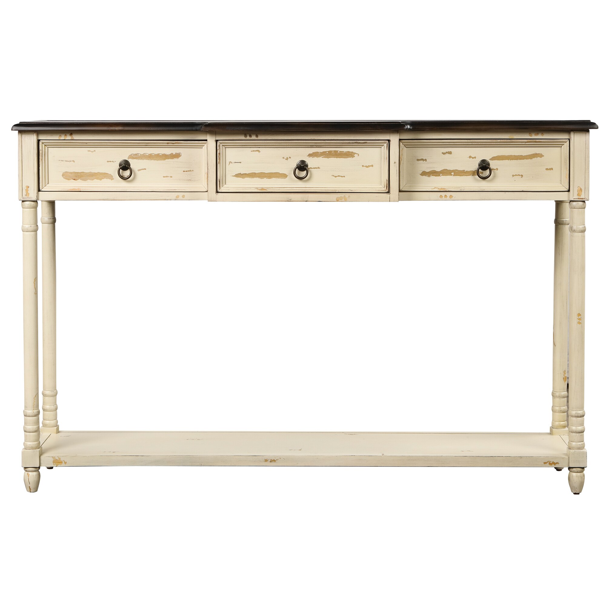 AHIOU HOME ZAAH-CT189574D Modern Espresso Console table