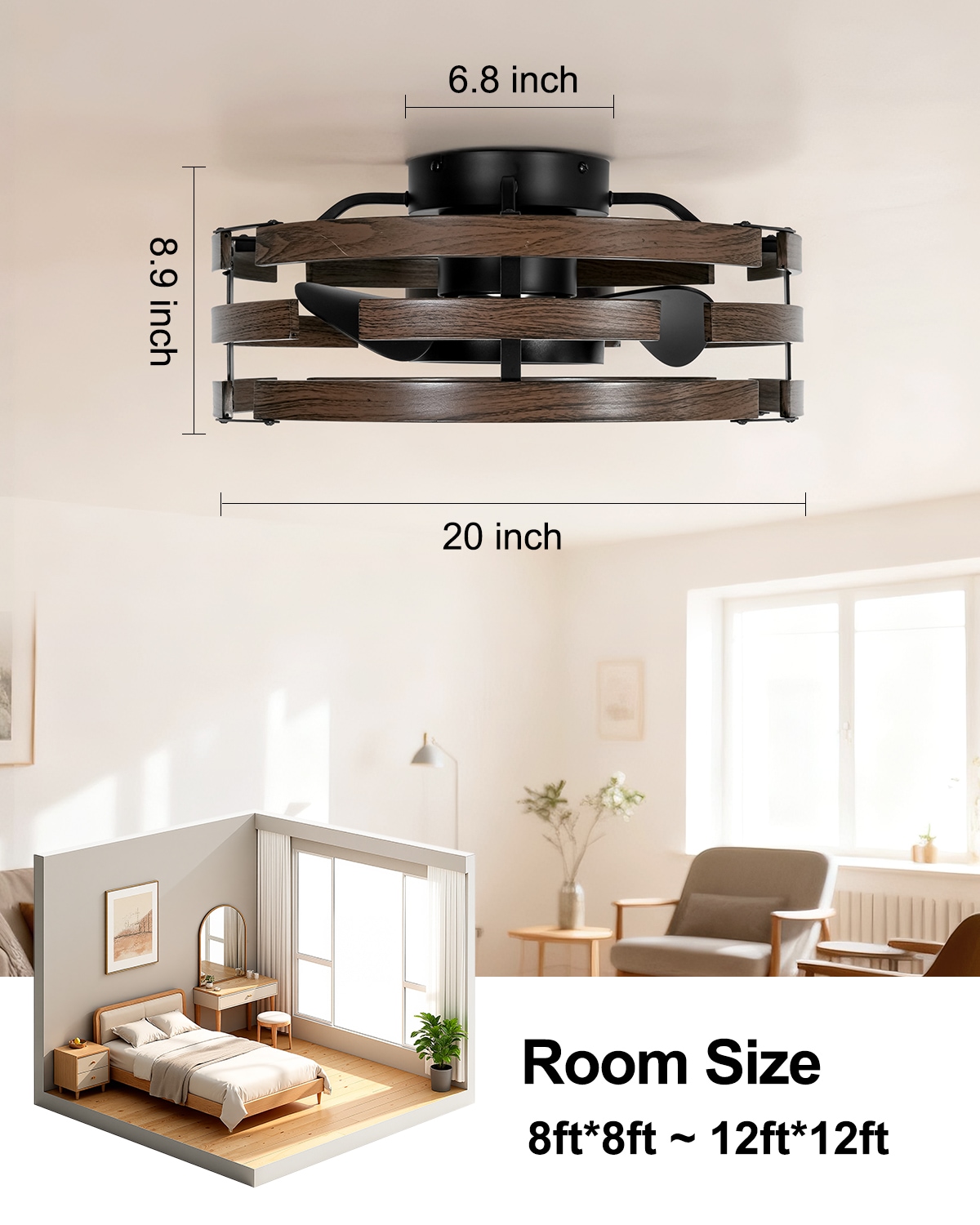 TALOYA TLY-MF1175-X-H Ceiling-Fans - View #4