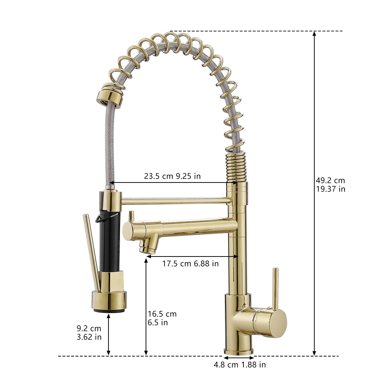 Fapully FA-B-1006G Kitchen-Faucets - View #6