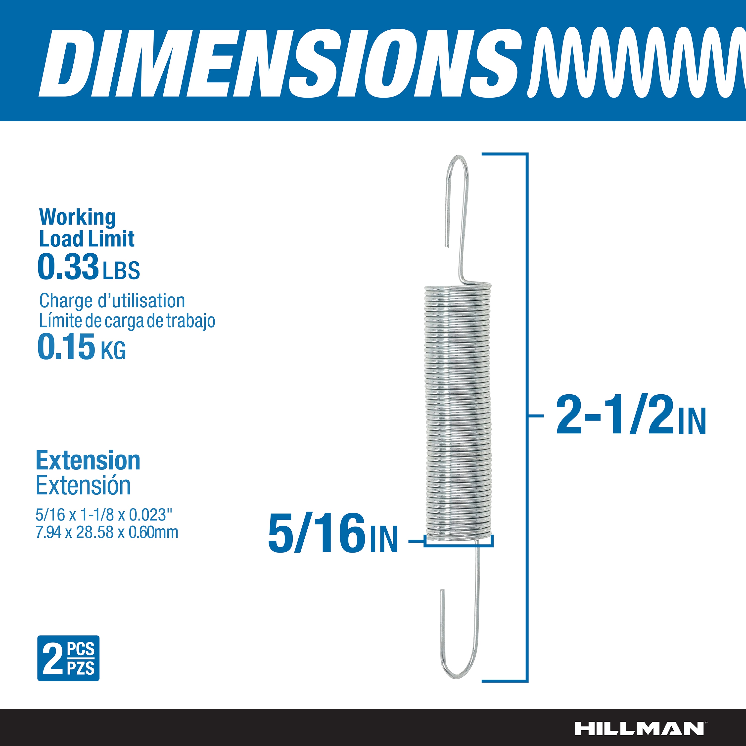 Hillman 543311 Window-Screen-Tension-Springs - View #3