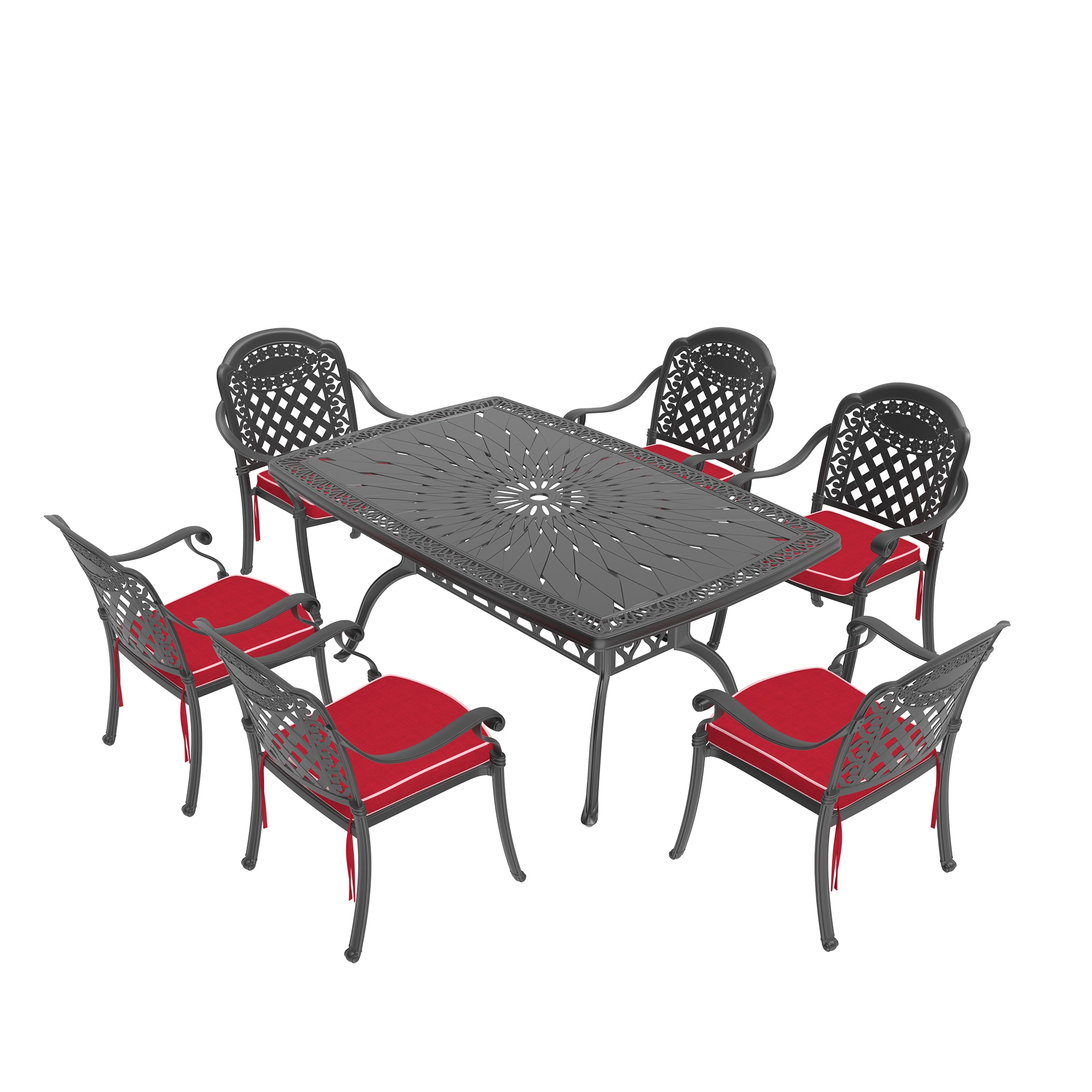 nicesure SLBK6008CZ6A1116RC Patio-Dining-Sets - View #2