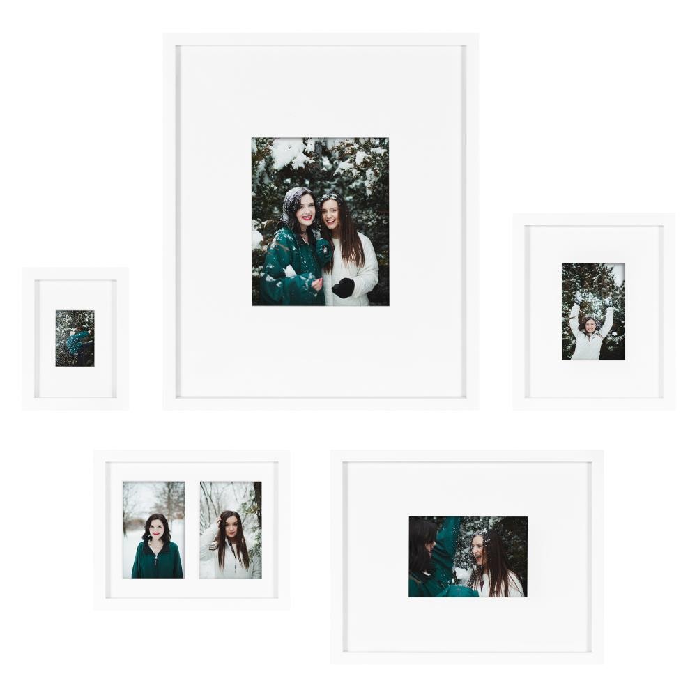 Kate and Laurel Black Composite Picture Frame (4-in x 6-in) in the Picture  Frames department at