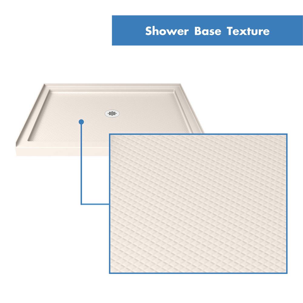 Aqua Ultra Frameless Clear Glass Shower Kit with Brushed Nickel Hardware
