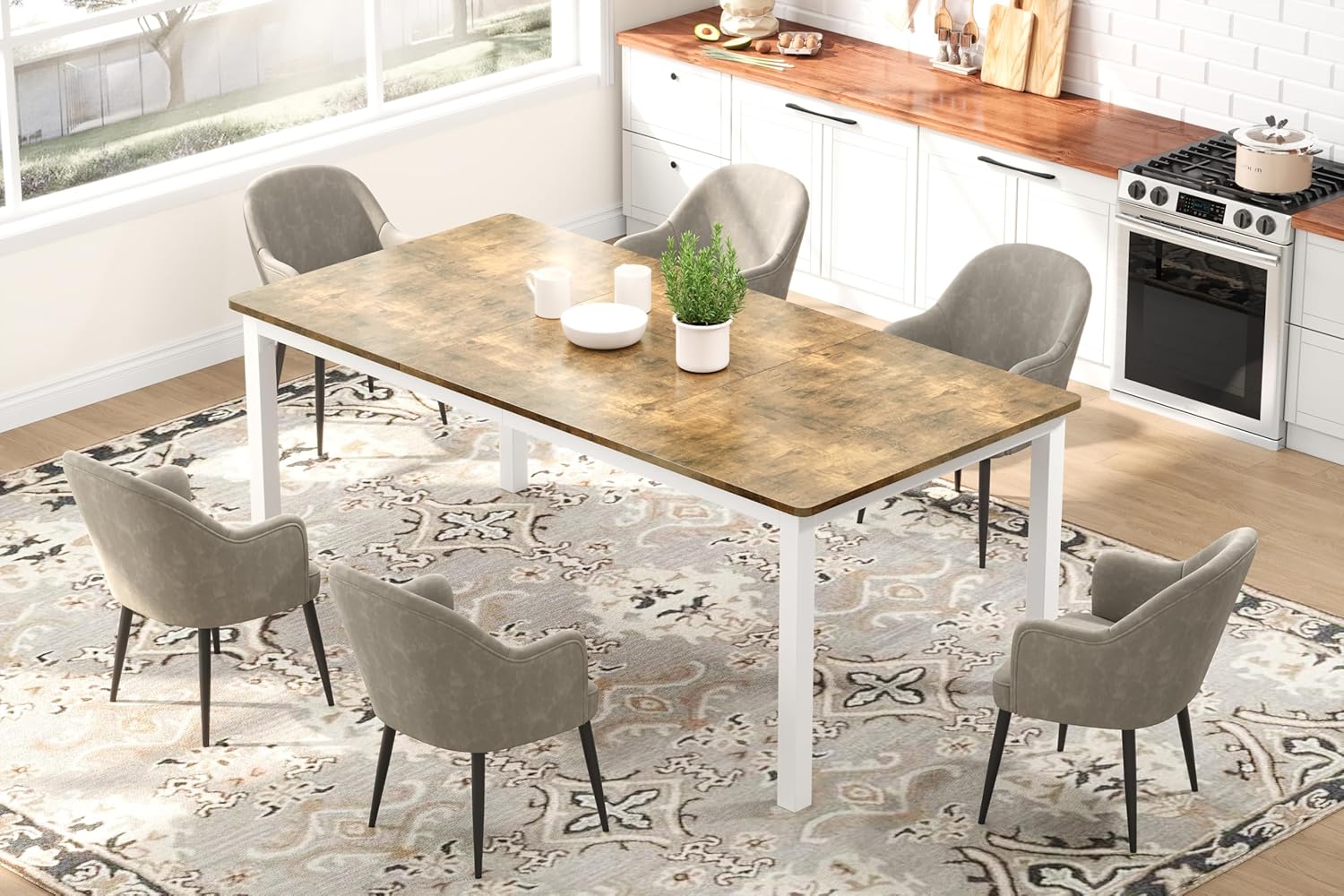Qeetex DUKE-PHO-16GSBX9W Dining-Tables - View #3