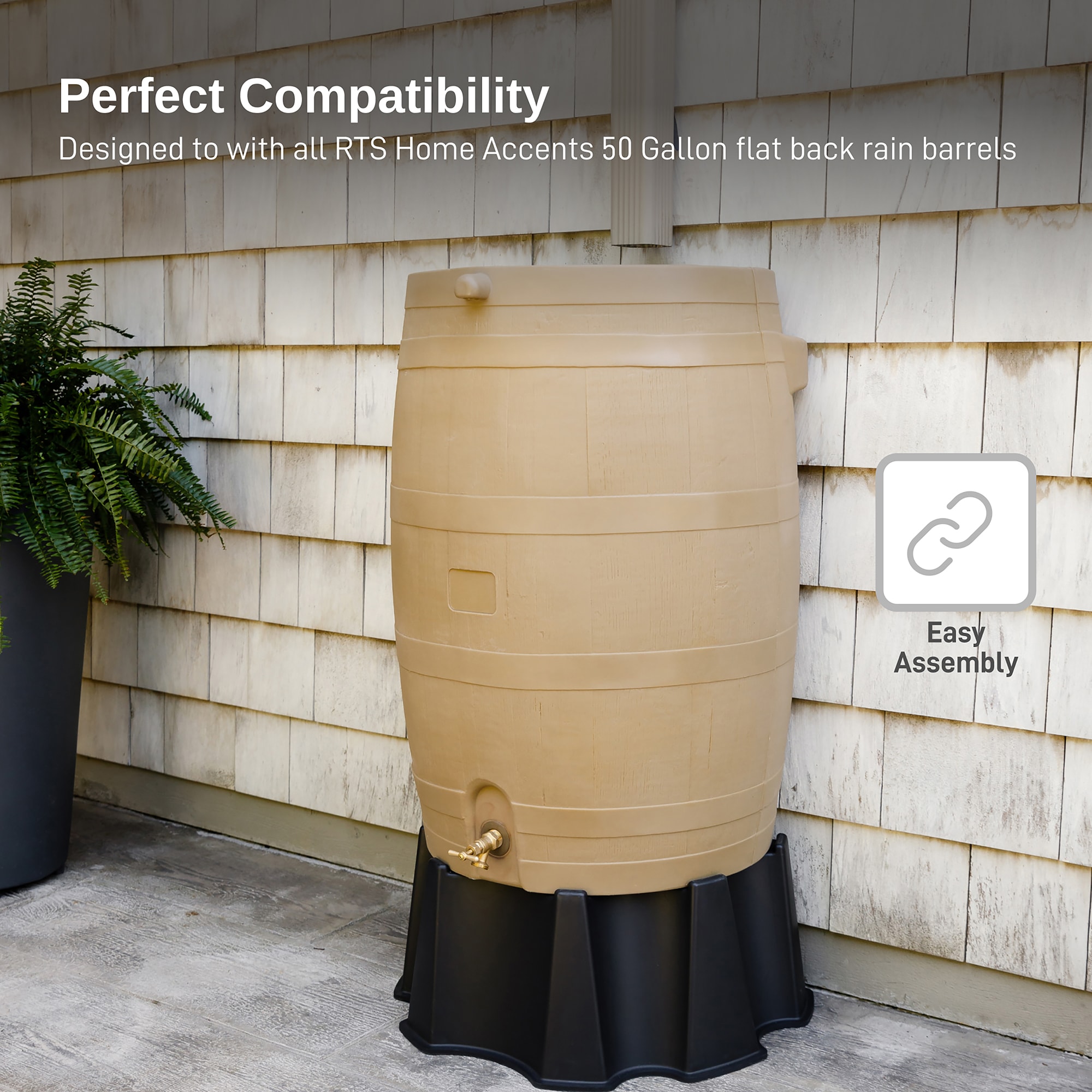 RTS Home Accents 551000200A8081 Rain-Barrels - View #5