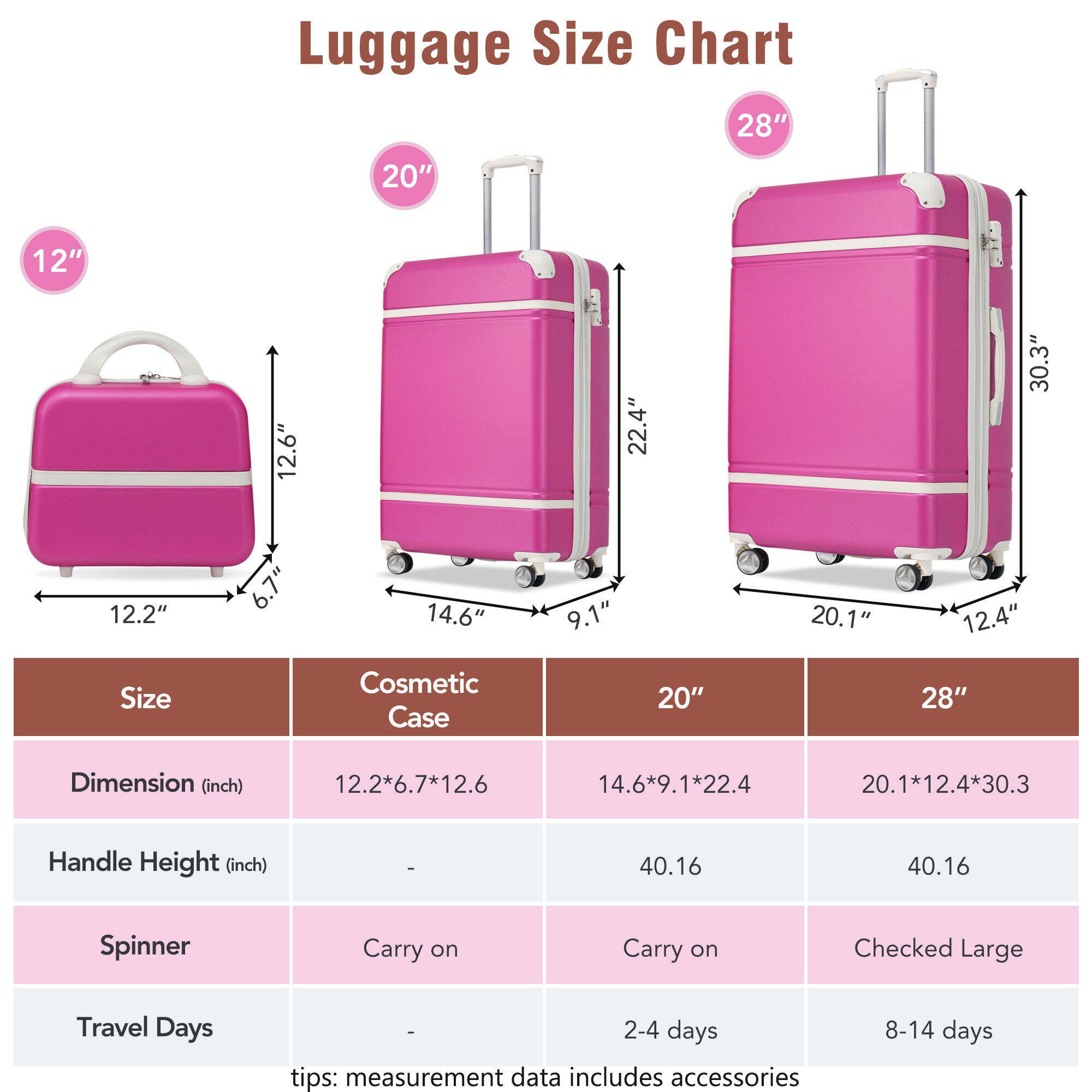 ModernLuxe L3P-N732P171585H Luggage-And-Luggage-Sets - View #8