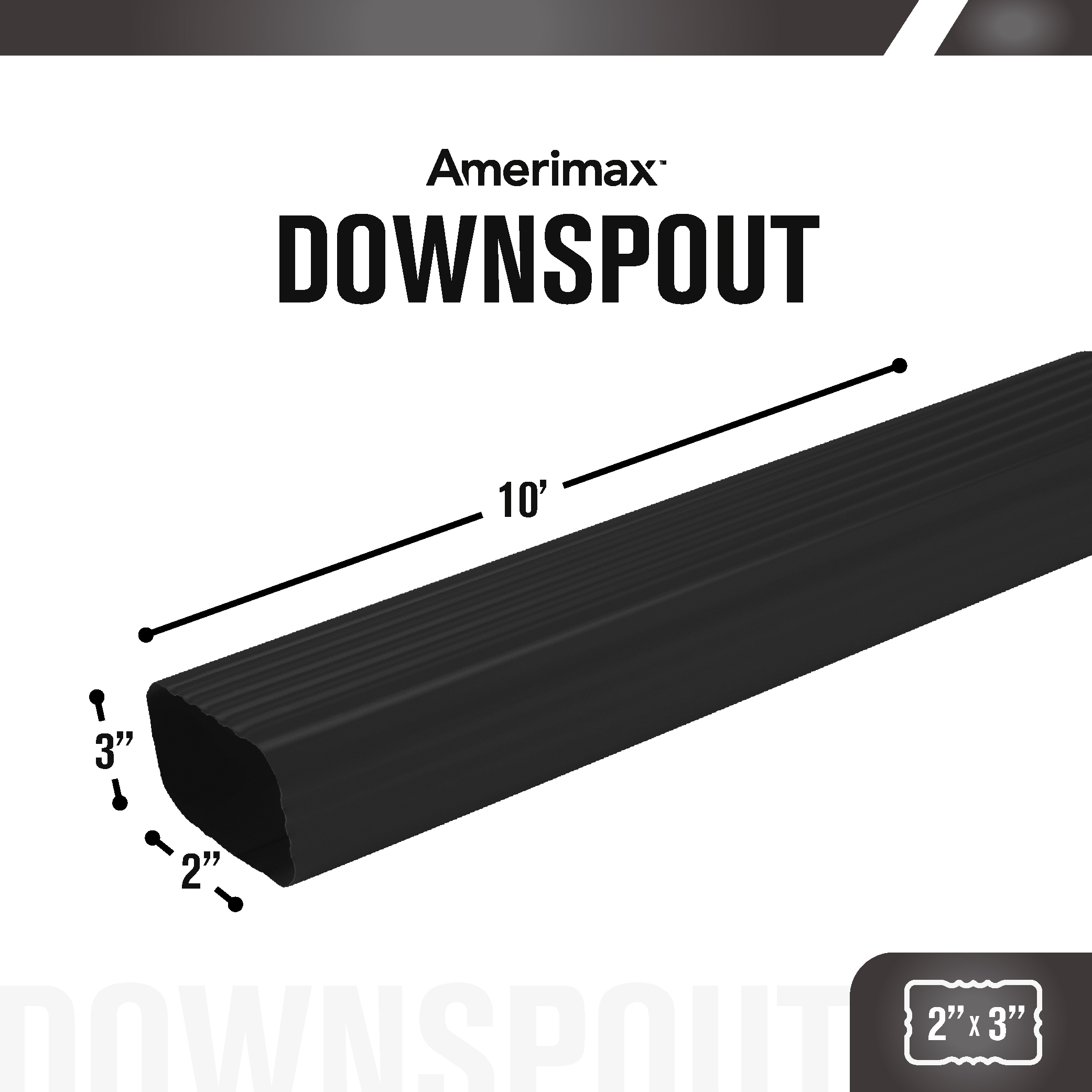 Amerimax 2401035120 Downspout-Components - View #3