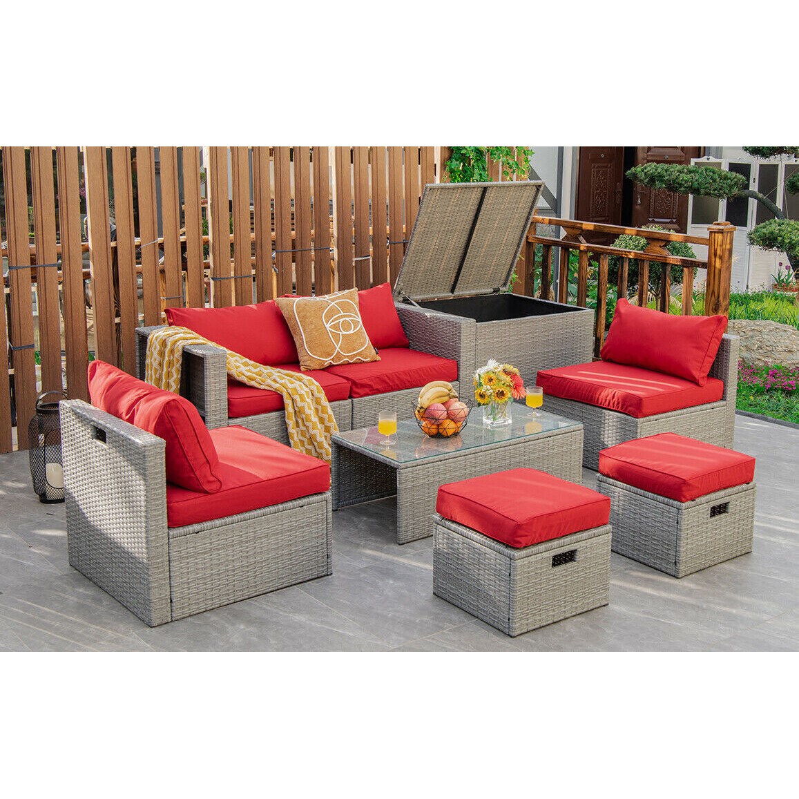 Clihome CWCH-HW68AD604RE+ Patio-Conversation-Sets - View #4