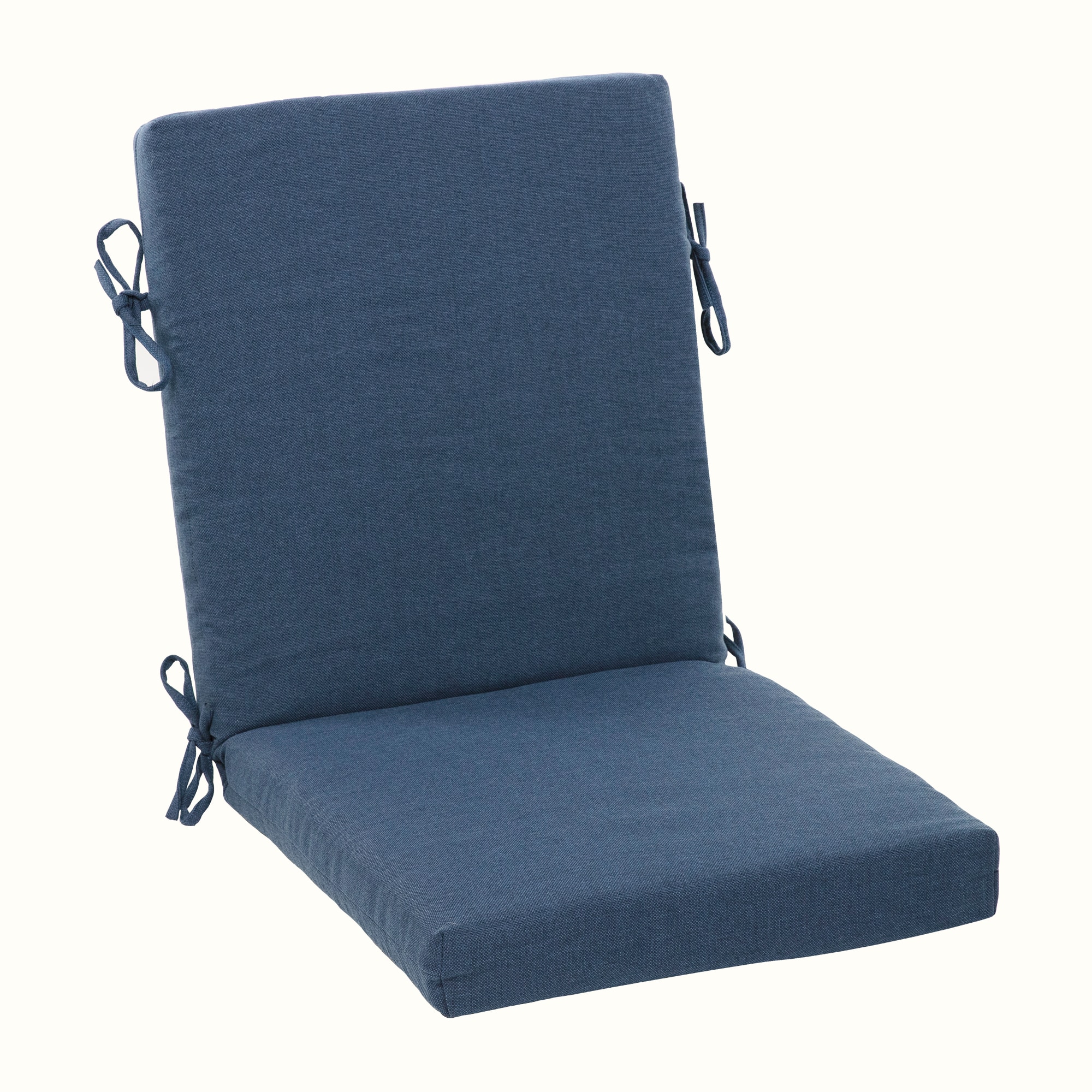 Arden Selections Oceantex 20-in x 20-in Ocean Blue Patio Chair Cushion ...