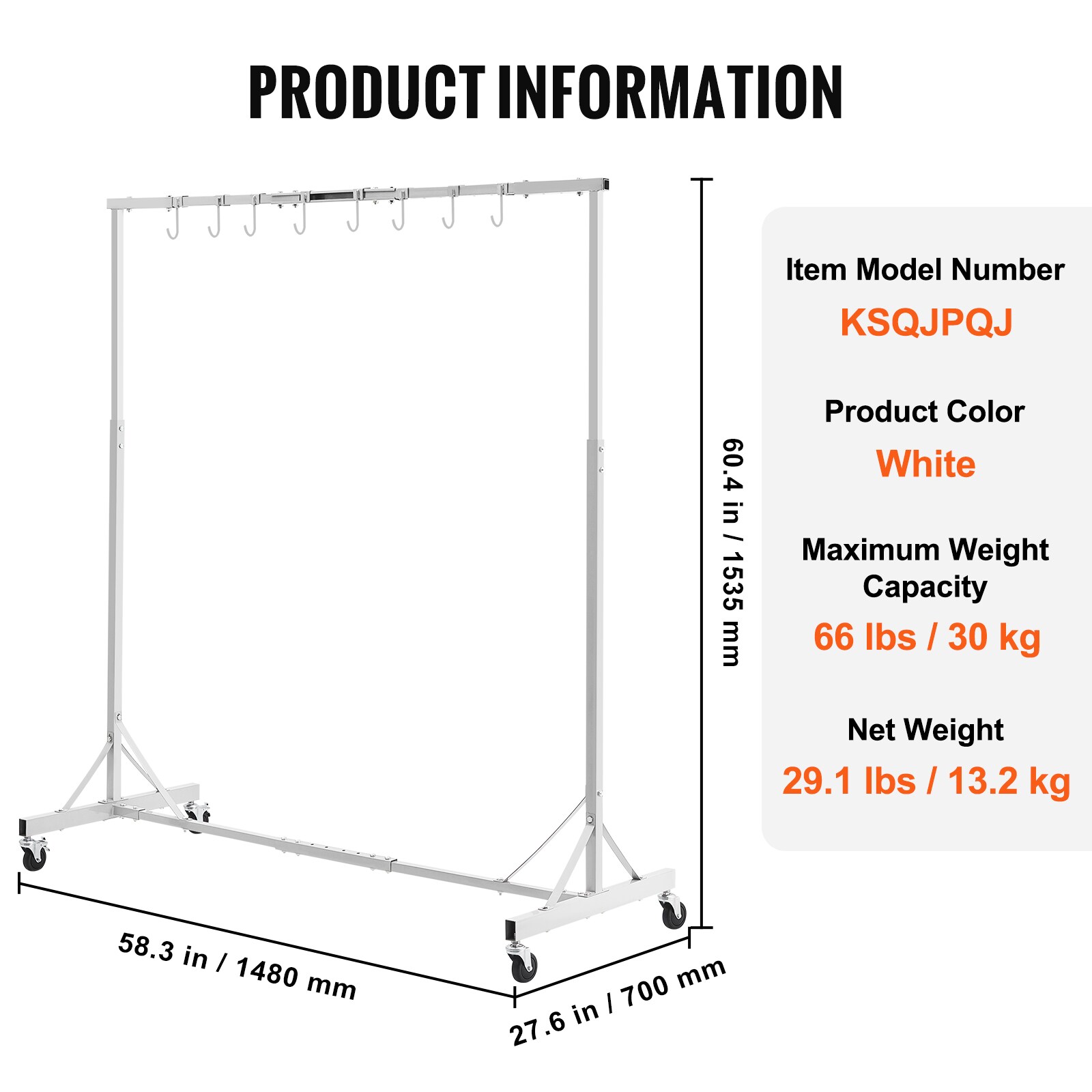 VEVOR SCPQJYS0000018955V0 Coatrack-Stands-Pedestals - View #7