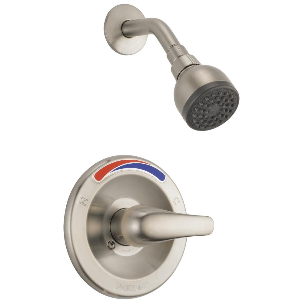 Peerless Brushed Nickel 1-handle Single Function Shower Faucet at Lowes.com