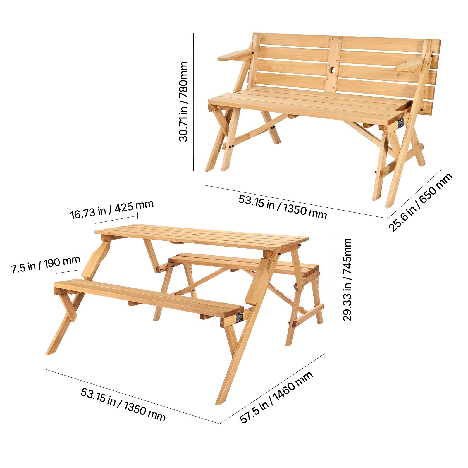 Blisstyle PT550 Patio-Tables - View #10