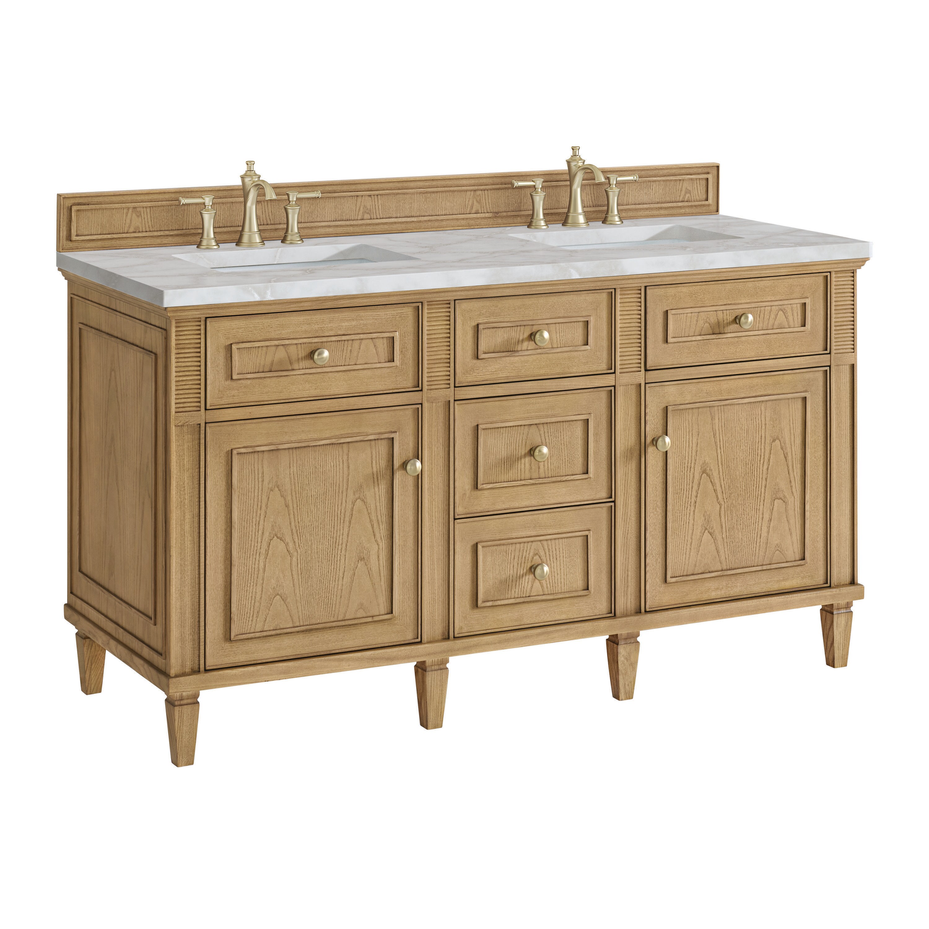 James Martin Vanities 424-V60D-LNO-3VSL Bath-Vanity-Combo - View #6
