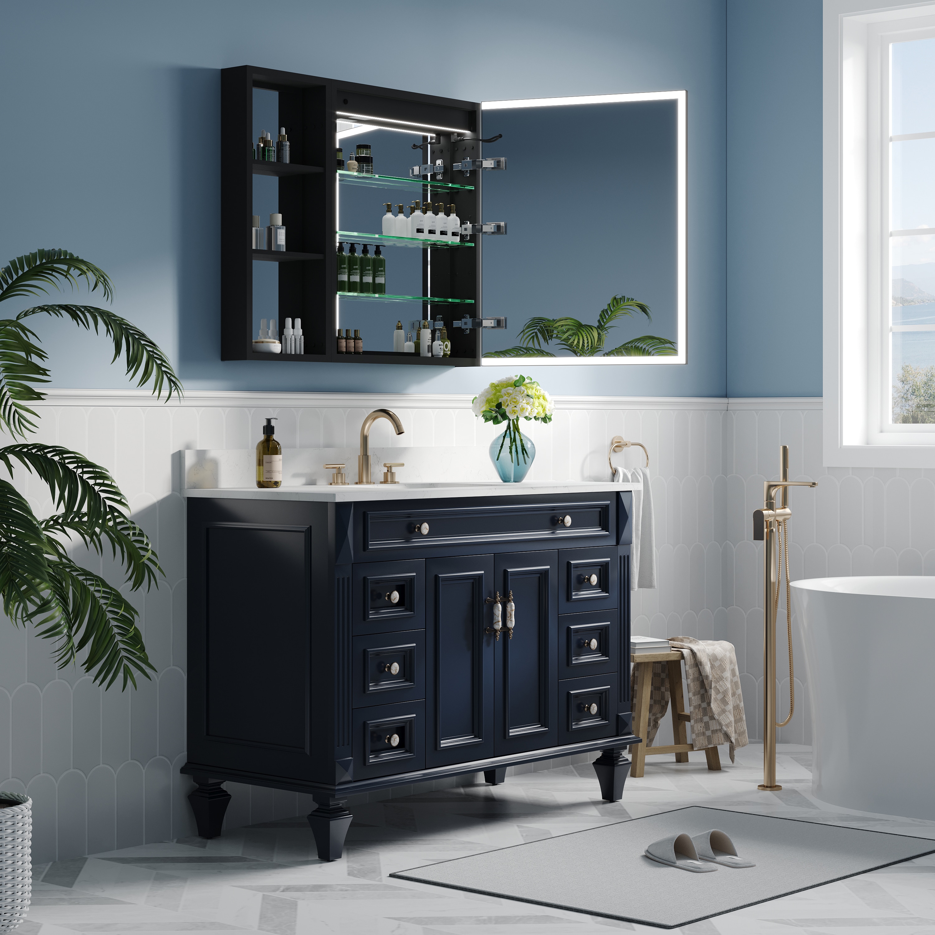 CALVON RC12-2430R-MC Bathroom-Medicine-Cabinets - View #12