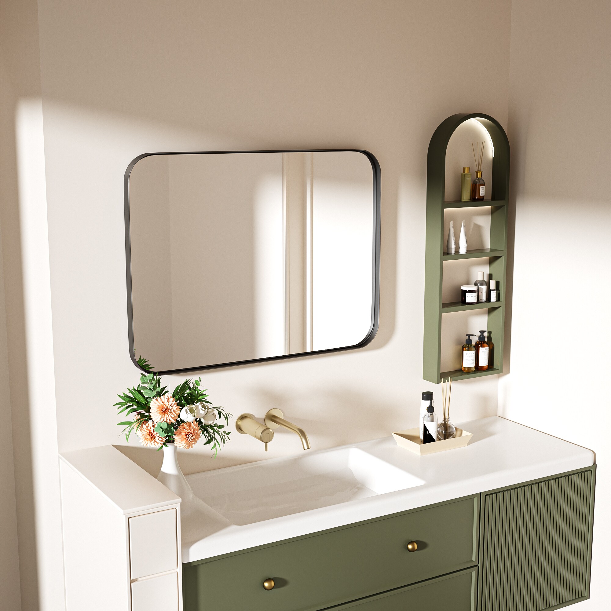 FurniFusion SF-Y-2432-B Decor-Mirrors - View #3