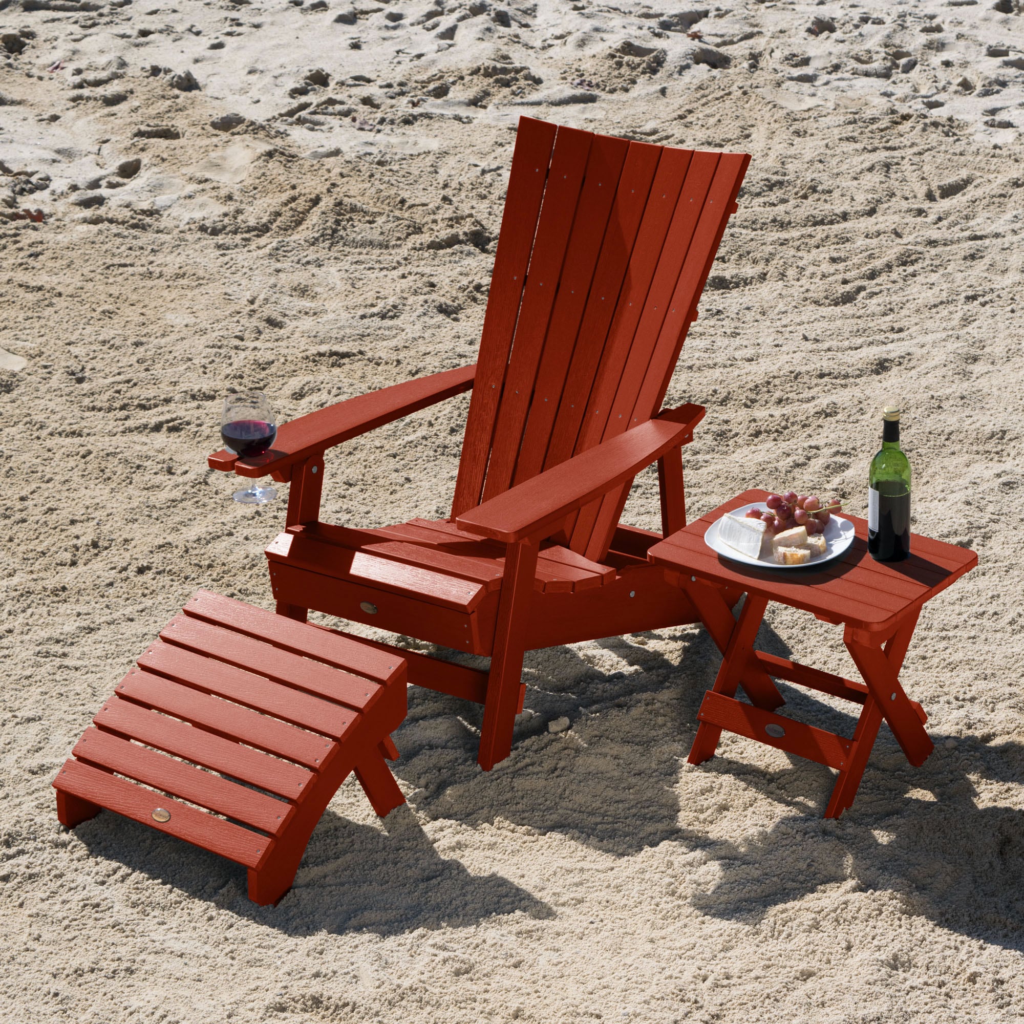 highwood AD-KITADRI4-RED Patio-Conversation-Sets - View #3