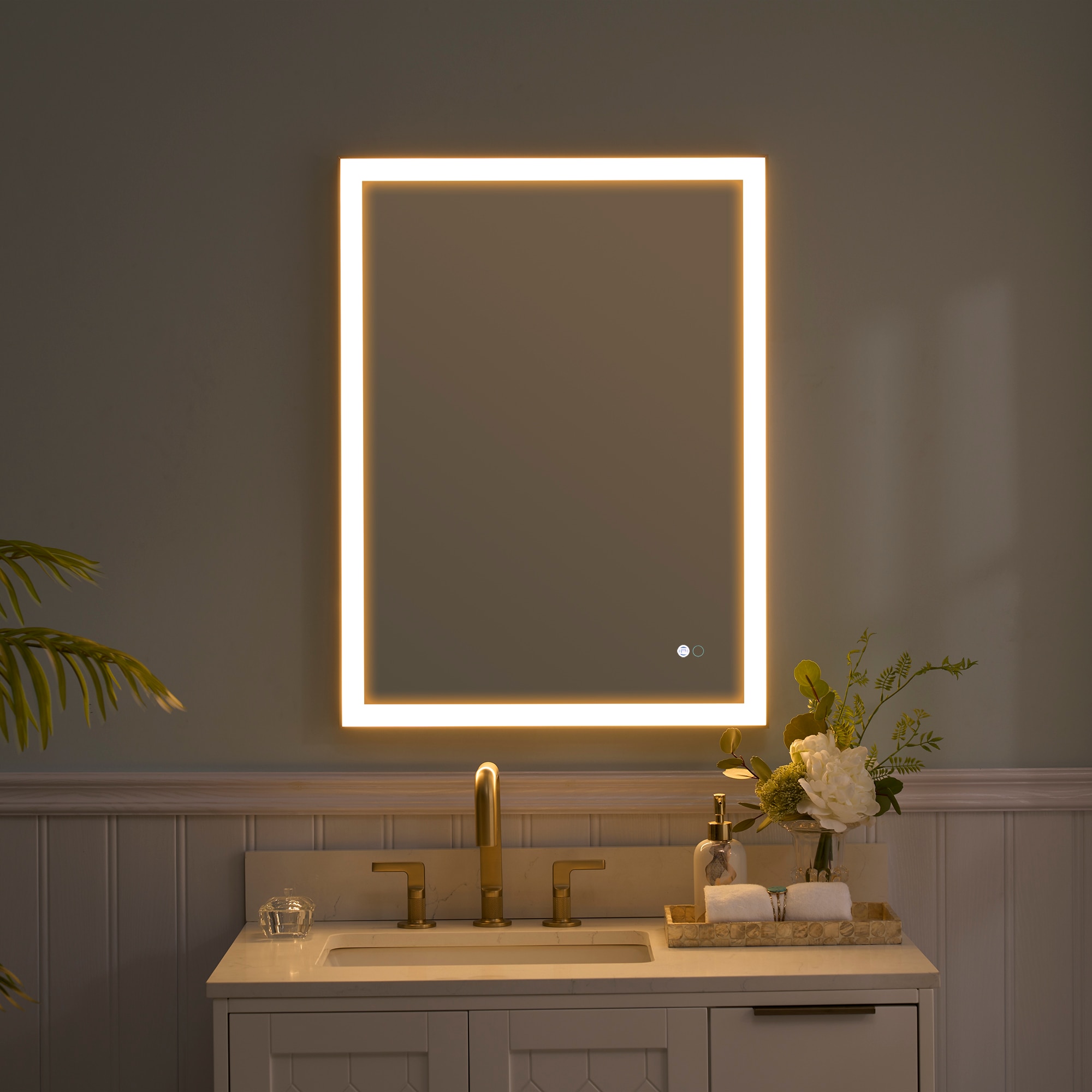 WELLFOR W5FM2432GD Framed-Bath-Mirrors - View #12