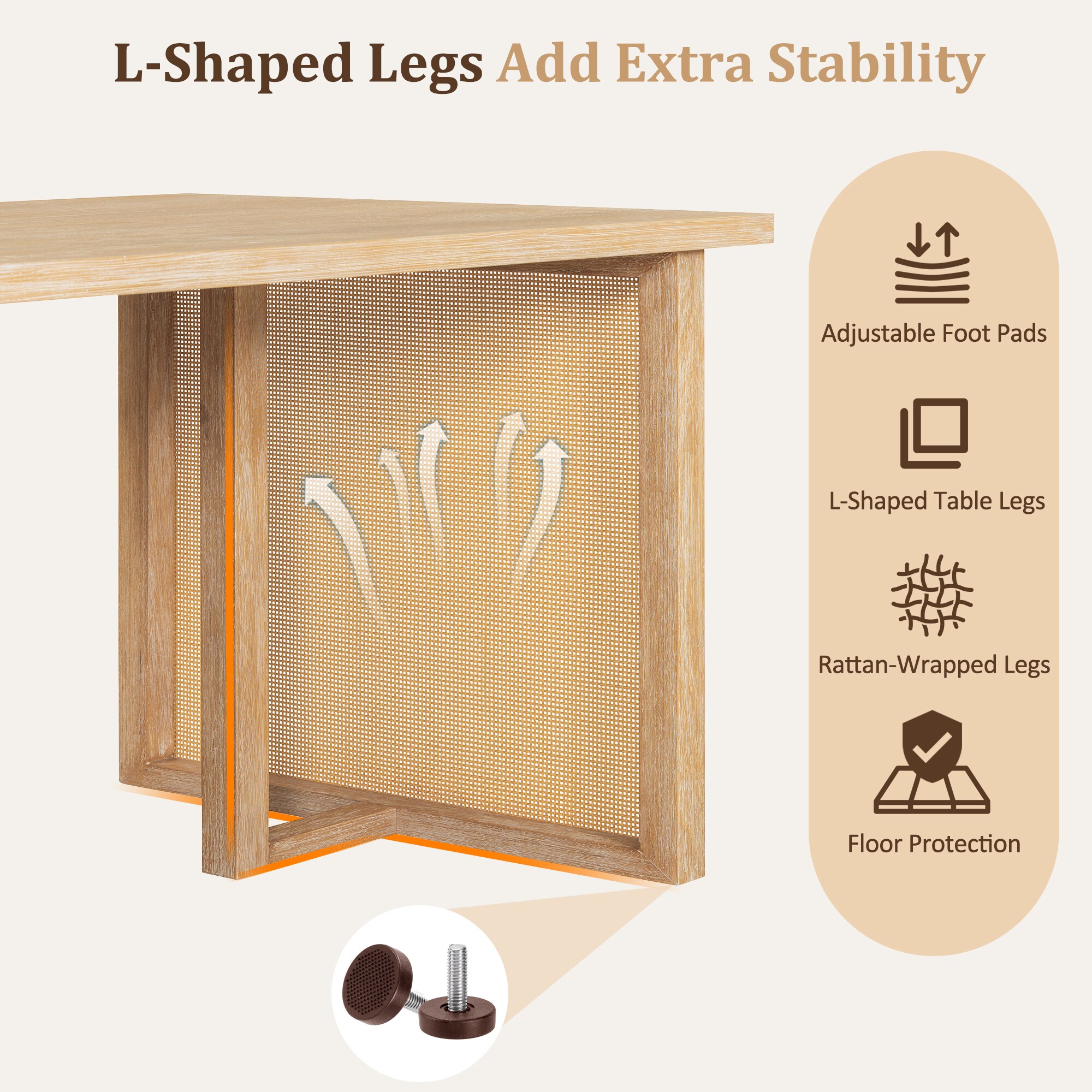LUXEYARD DS-M-BAC02064 Dining-Tables - View #7
