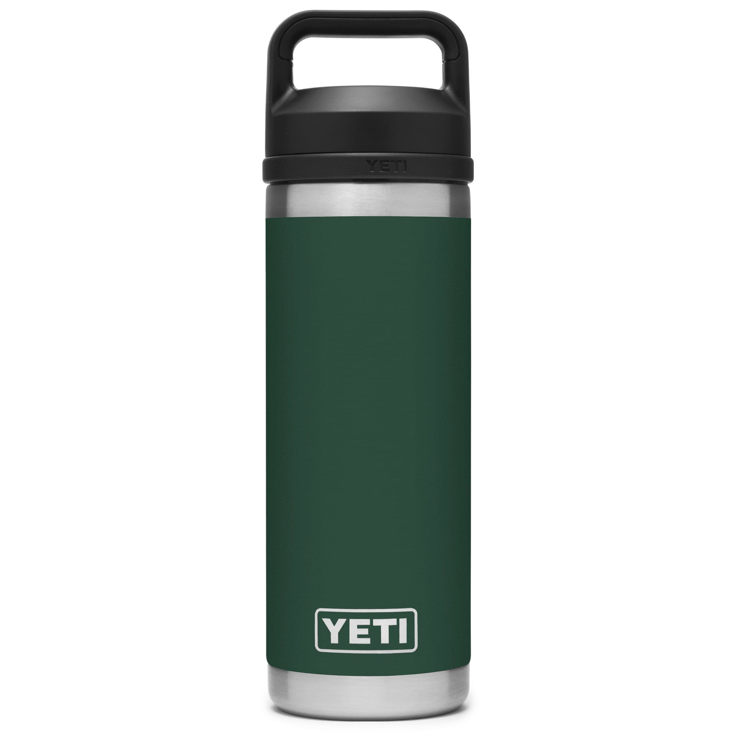 YETI Rambler 18-fl oz Stainless Steel Water Bottle with Chug Cap,  Northwoods Green in the Water Bottles & Mugs department at