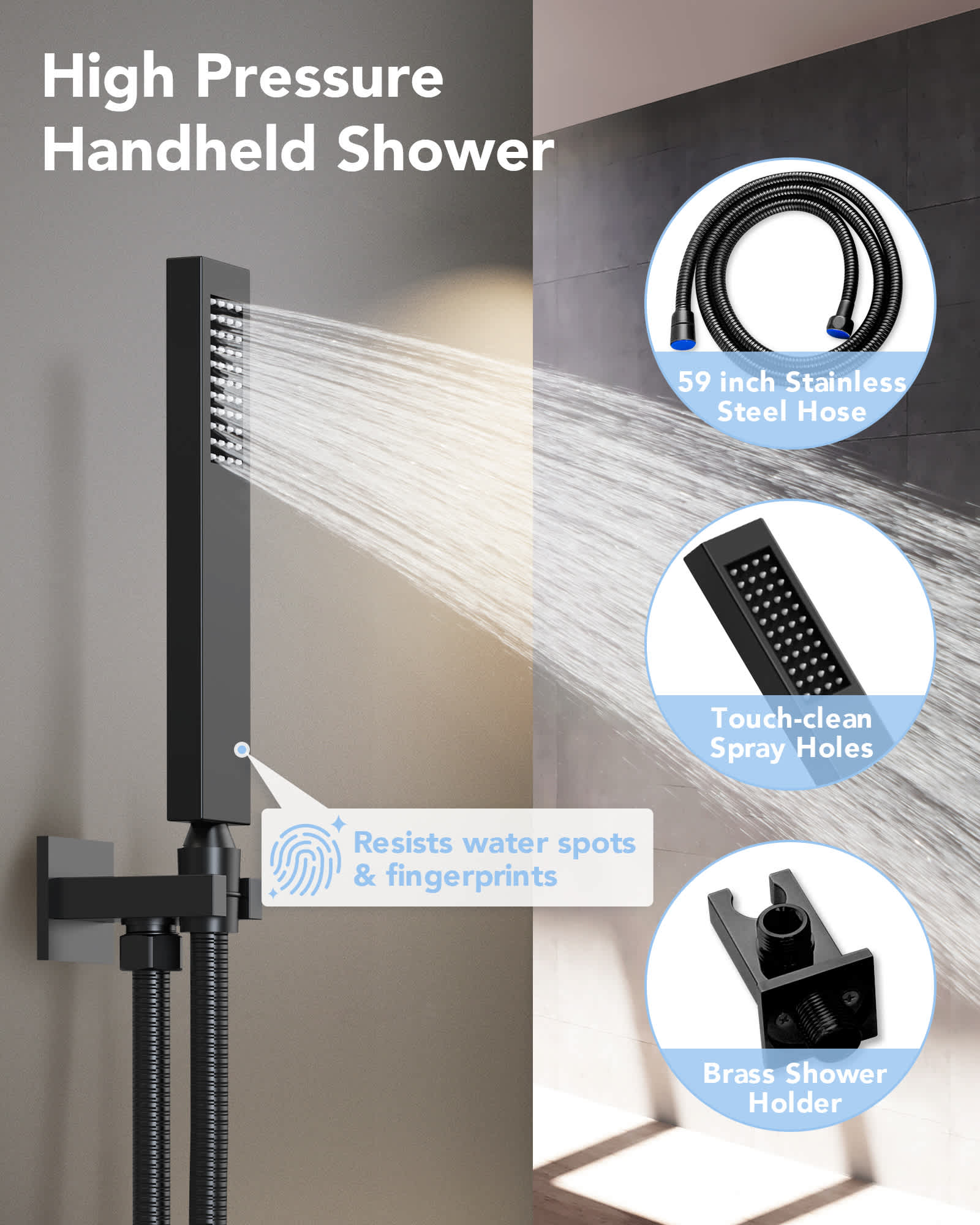 EVERSTEIN SFS-1015-BK12 Tub-Shower-Faucets - View #7