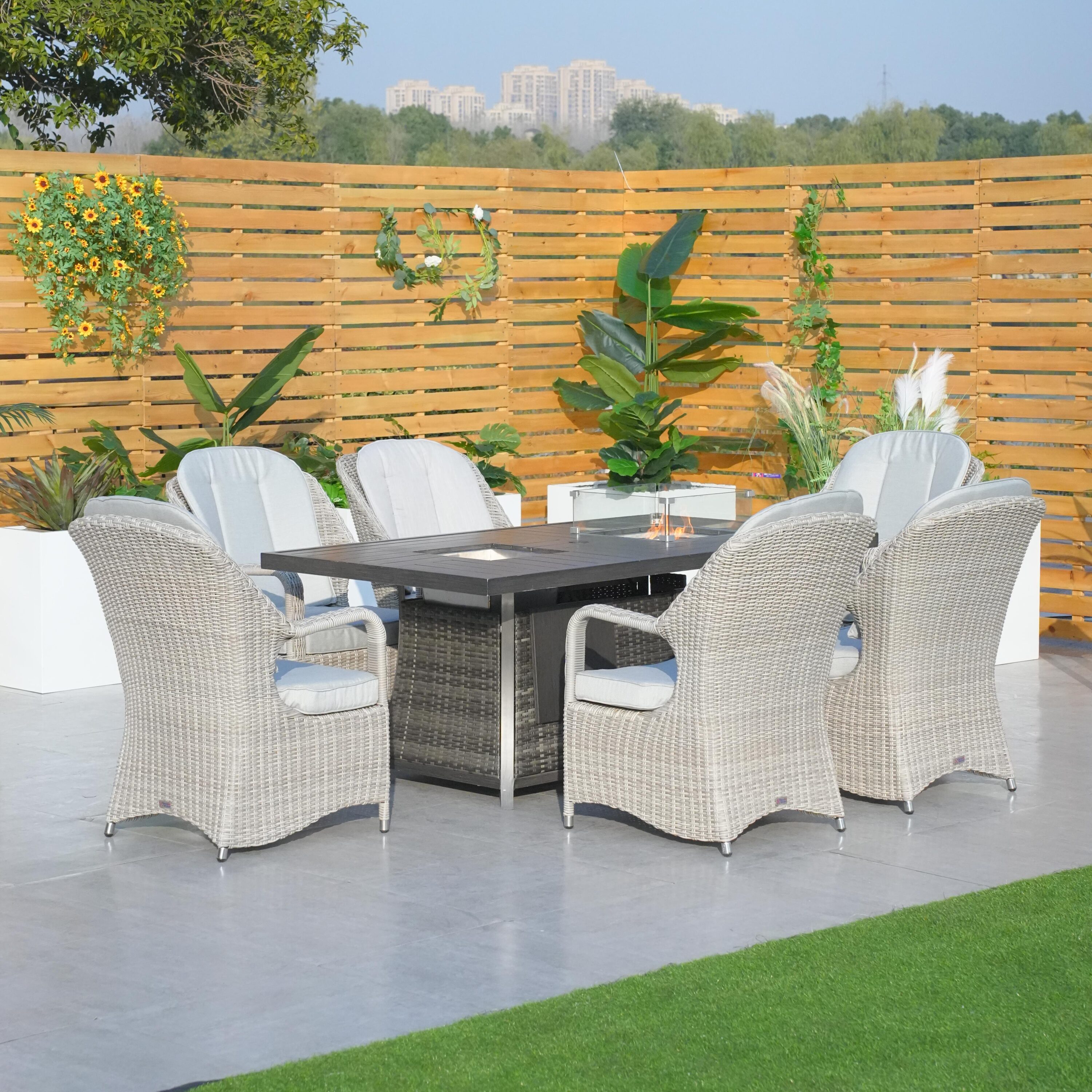 Direct Wicker DWG-06FI009HL-GR Patio-Conversation-Sets - View #11