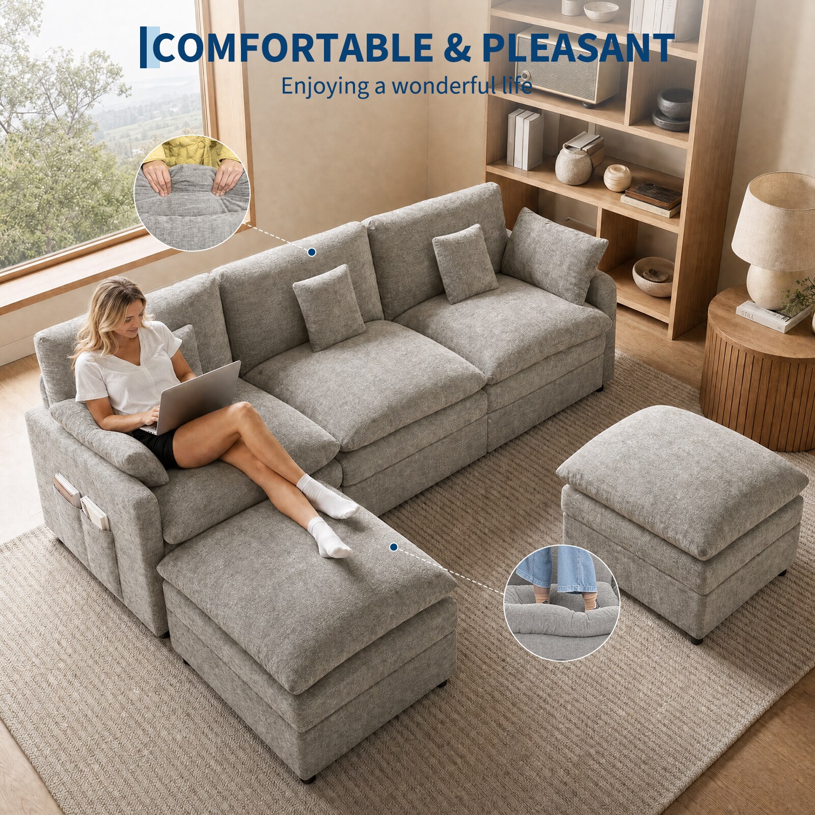 Assile BJPDM5DIVYC0EFT Sofas-Loveseats - View #7