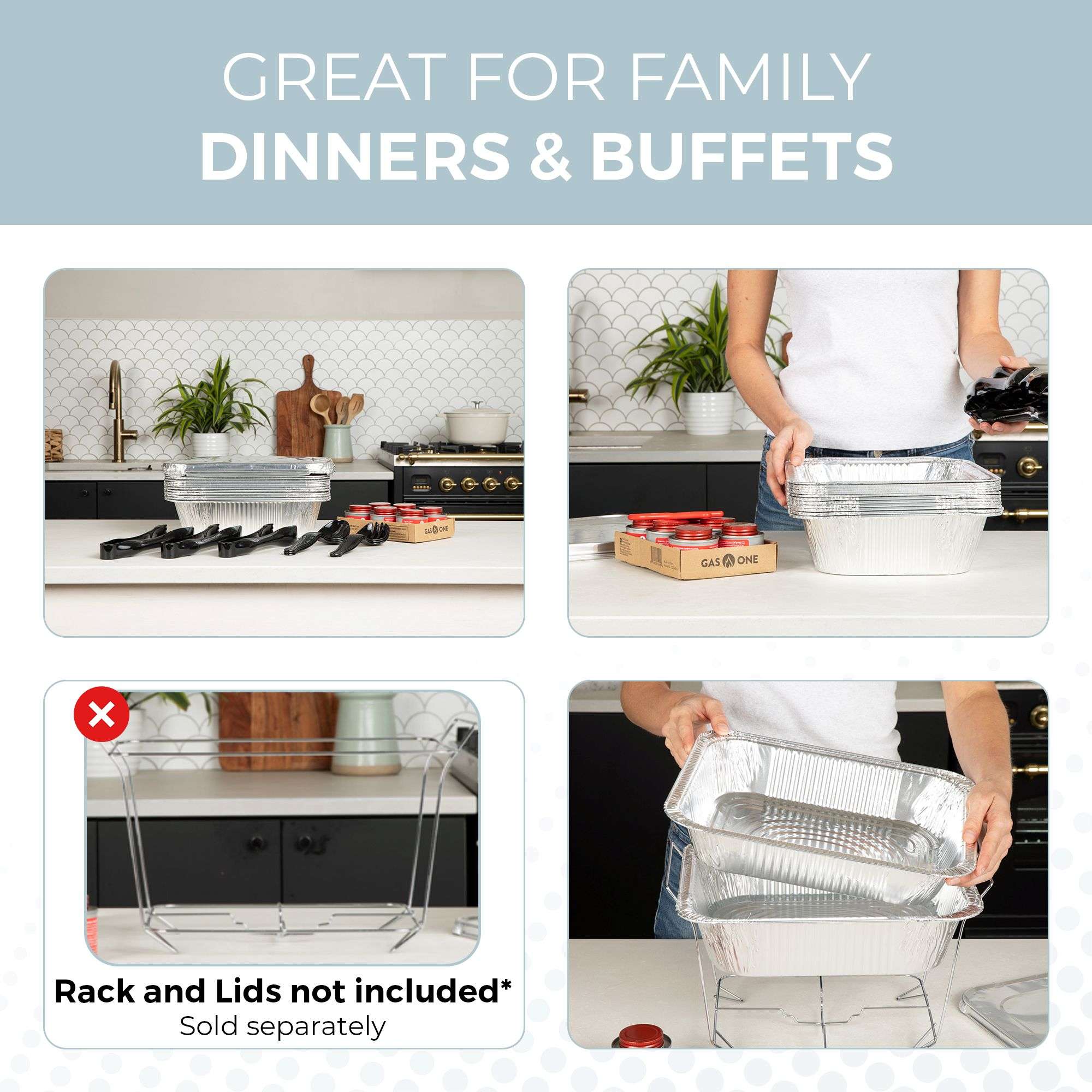 ALPHA LIVING 70639-RK Buffet-Servers - View #6