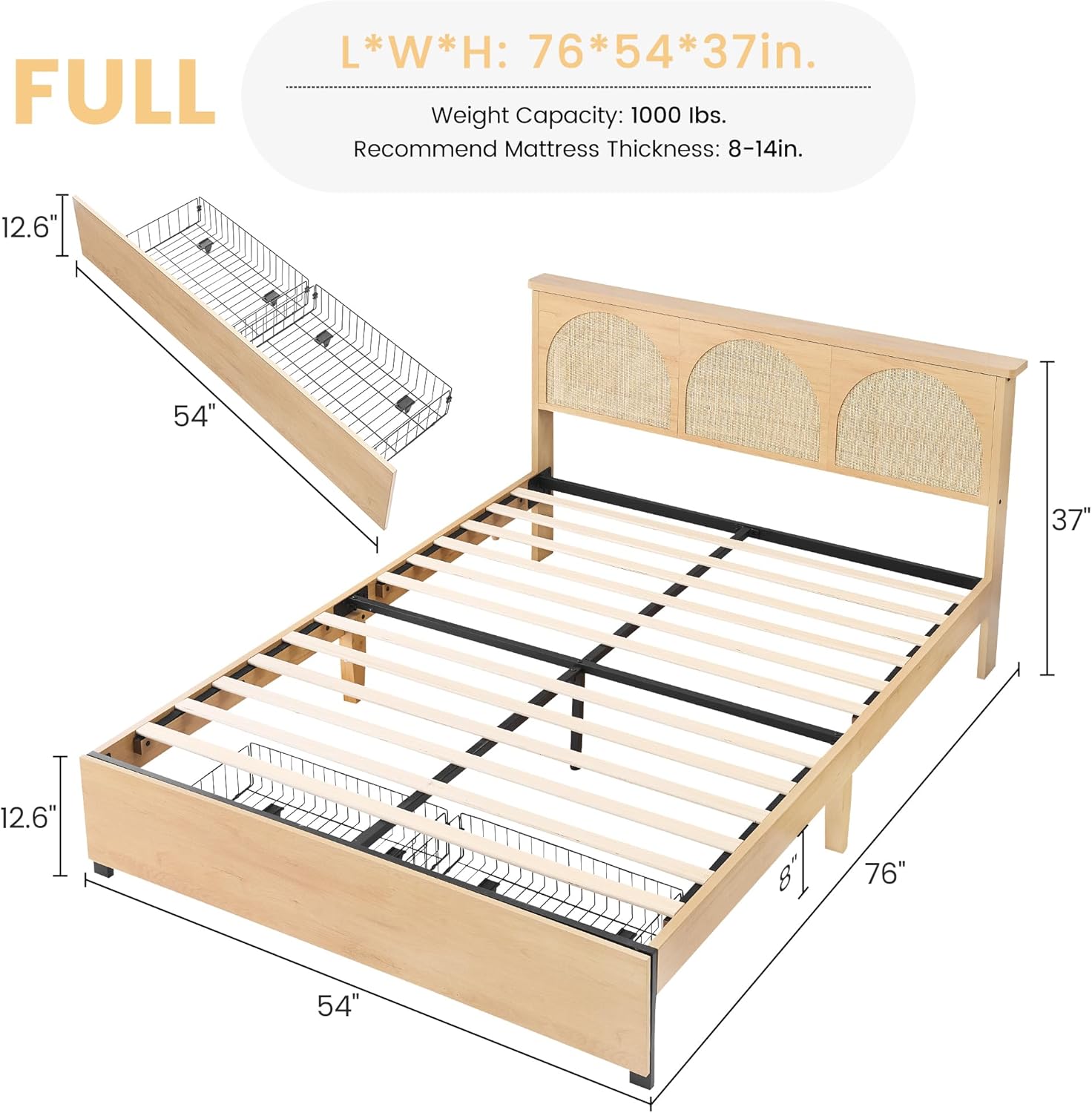 Qeetex LHF-BED-PHO-13X4RZQT beds - View #3