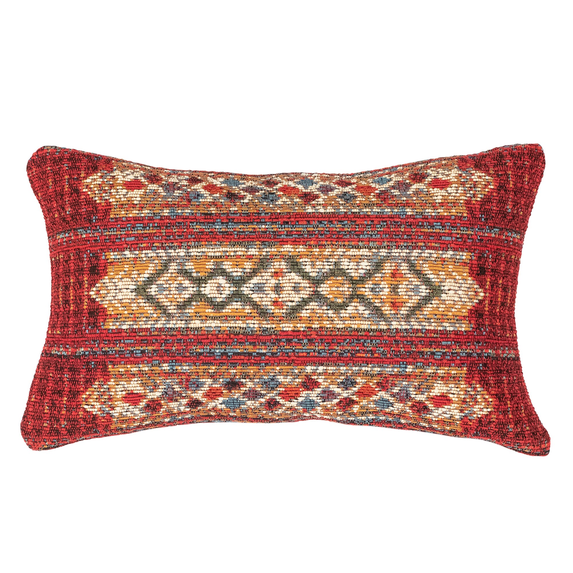 Liora Manne Marina 12-in x 18-in Red Indoor Decorative Pillow in the ...