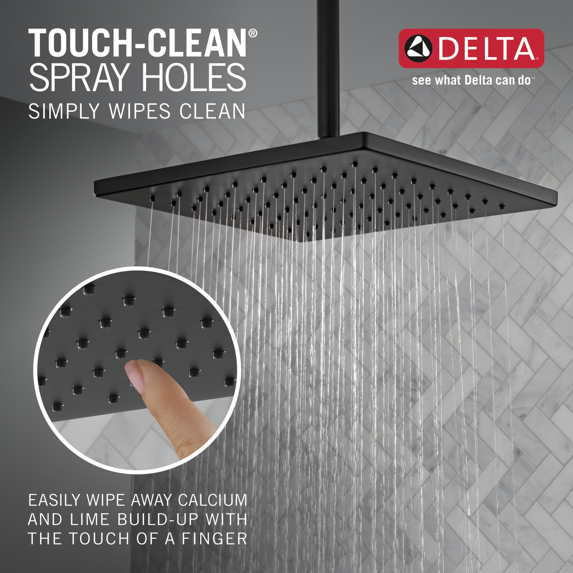 Delta 52159-BL Fixed-Showerhead - View #4