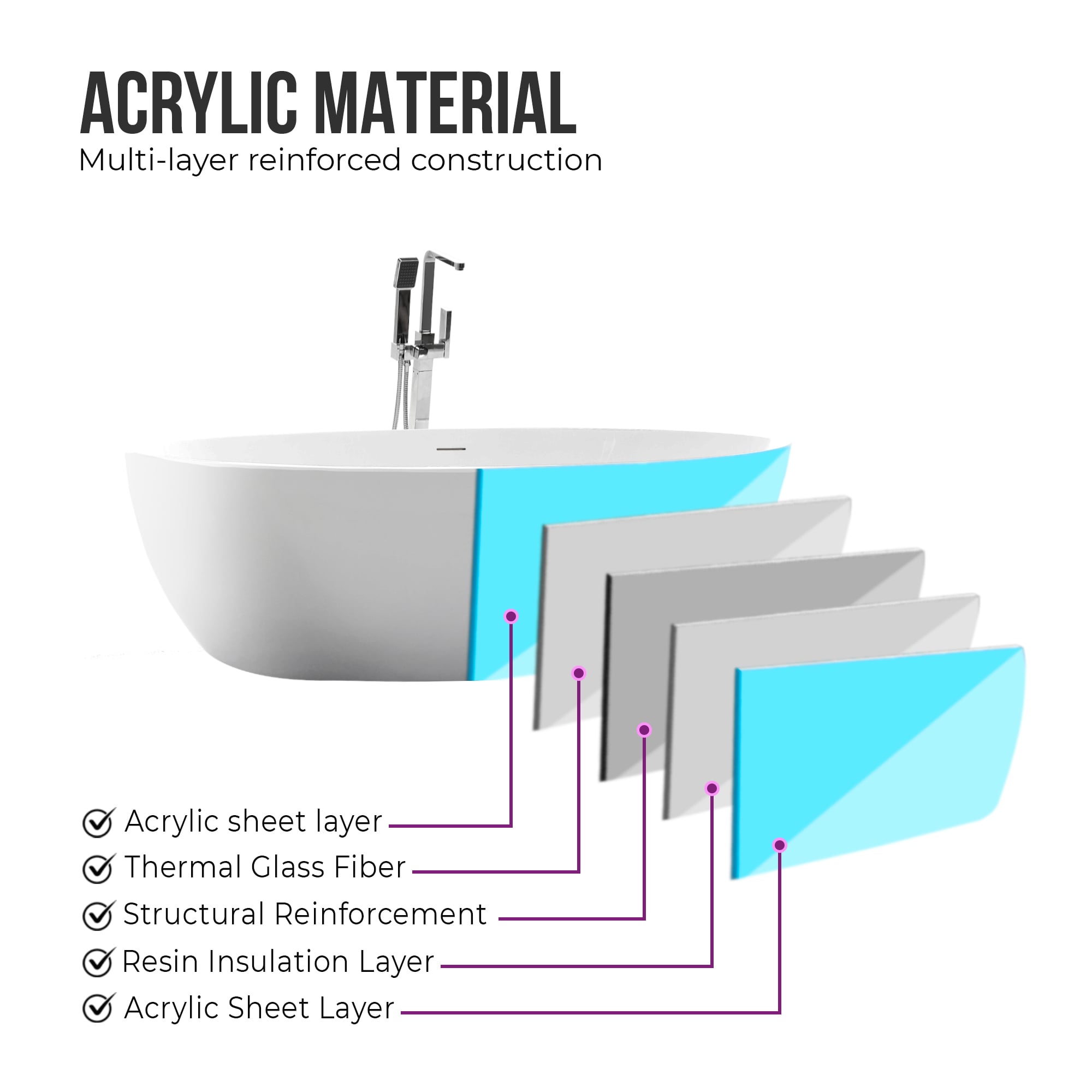 Vanity Art VA6834-IO-M bathtubs - View #6