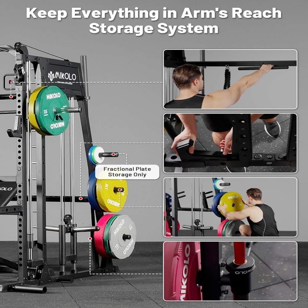 Mikolo M-M9-B-B-B Lat-Pull-Down-Machines - View #4