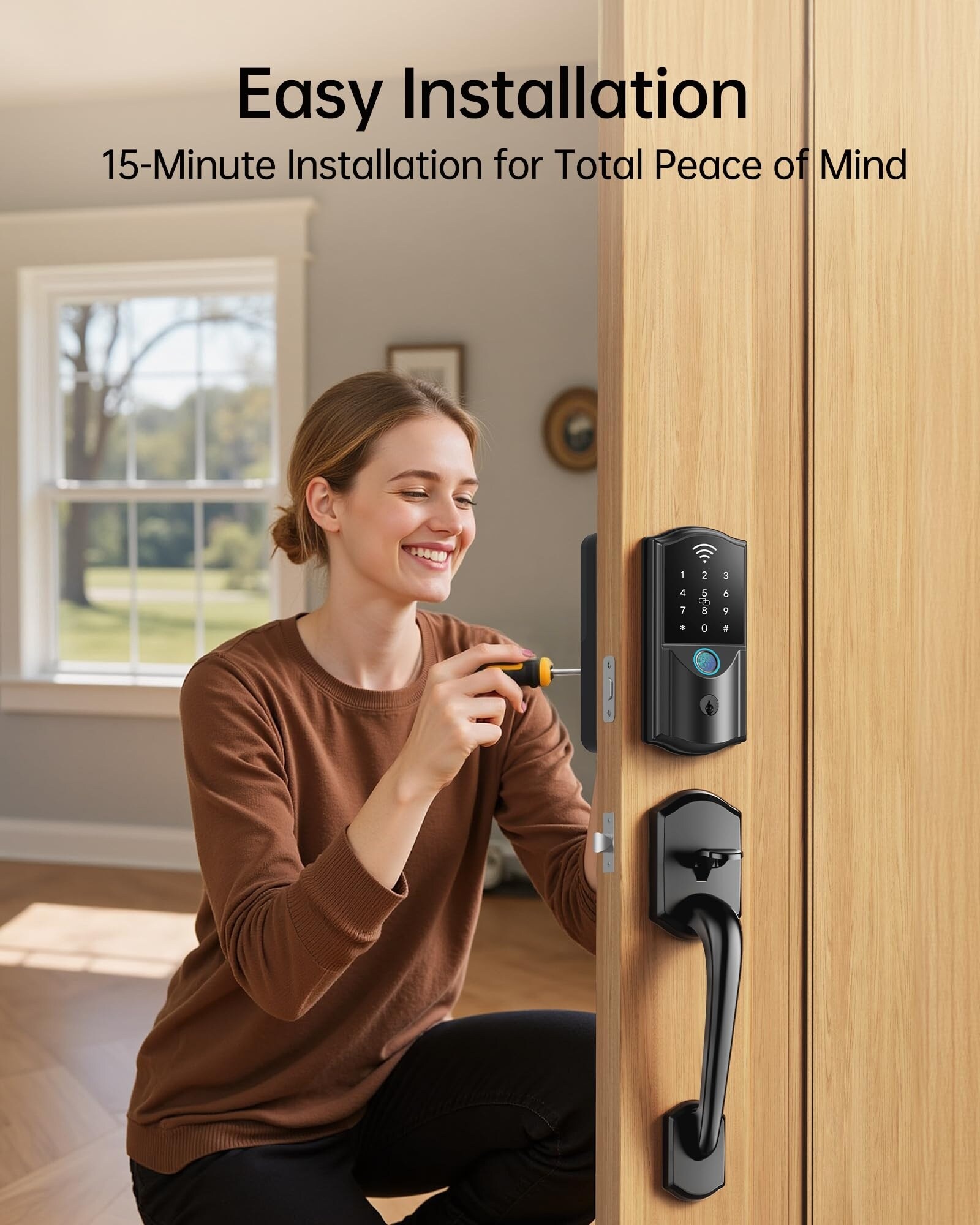 Adrinfly LAD0509M16 Electronic-Door-Locks - View #9