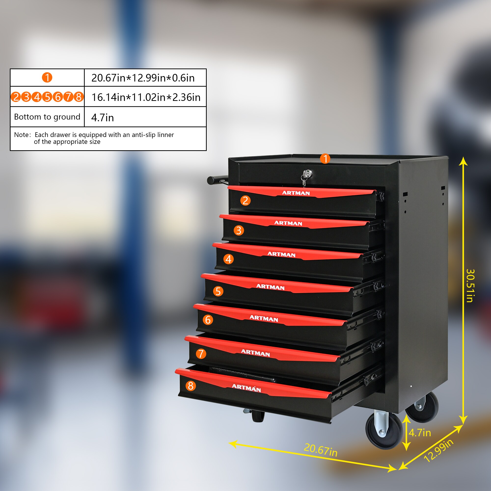 Dimakai DI-AR-24237 Tool-Cabinets - View #9