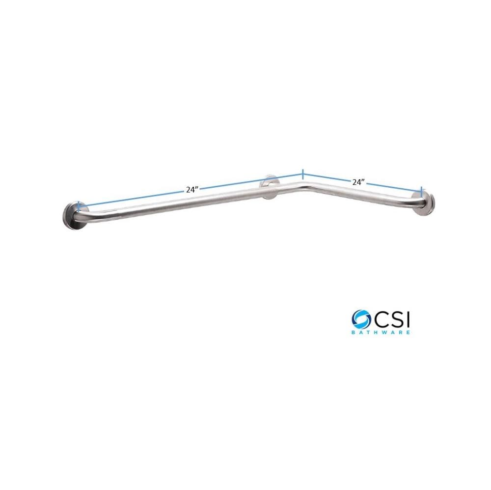 CSI Bathware BAR-HA2424-TW-125-PN Grab-Bars - View #3