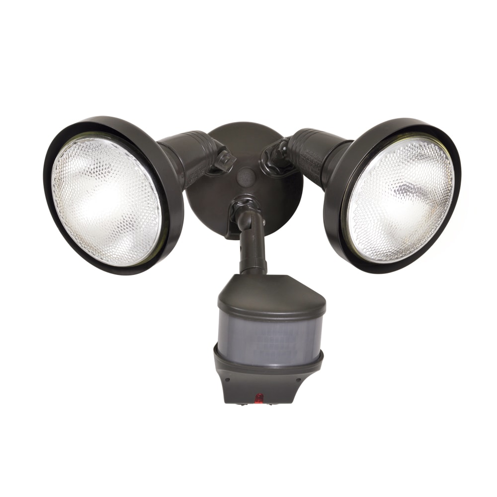 LUTEC 1800LM LED Motion Sensor Light Outdoor, Dual-Head Security Light, 3000K, Waterproof Exterior Flood Light for Patio, Garden, Yard, White (2 Bulbs - 2