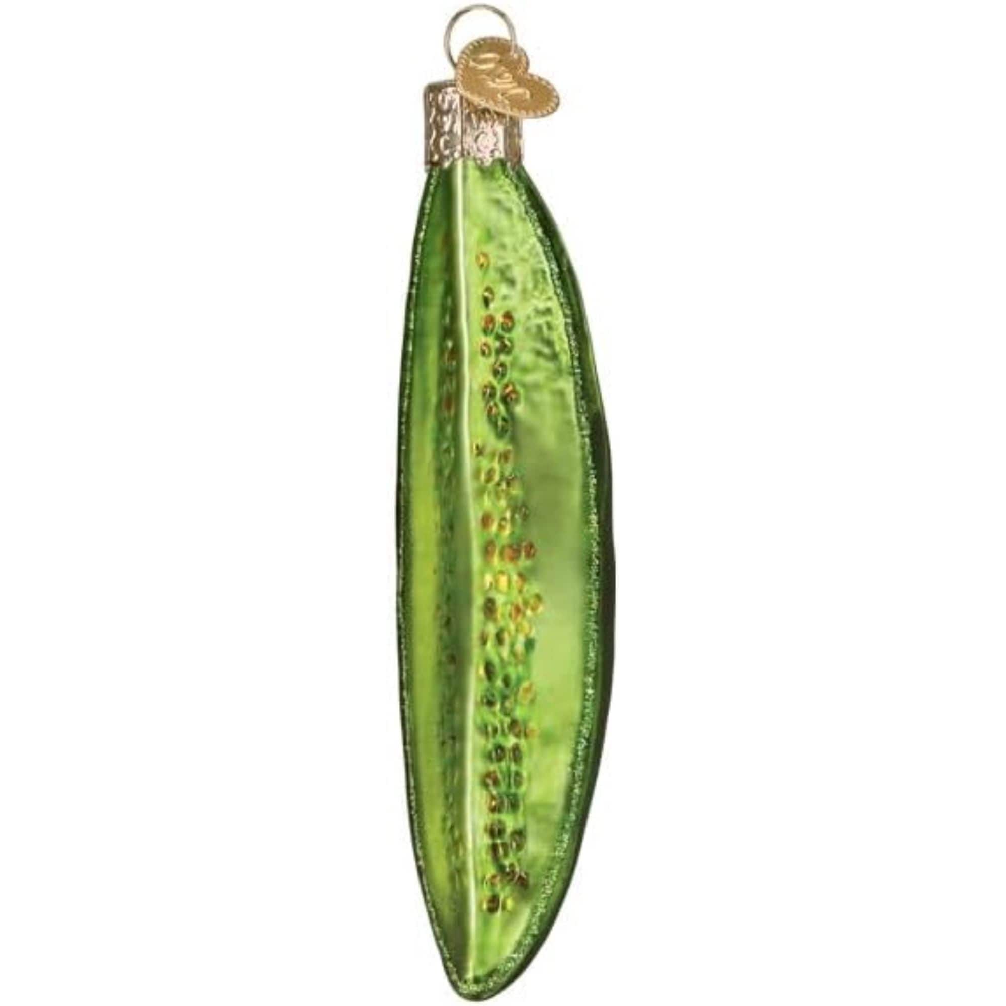 Old World Christmas 729343281487 Blown Glass Ornament for Christmas Tree - Pickle Spear