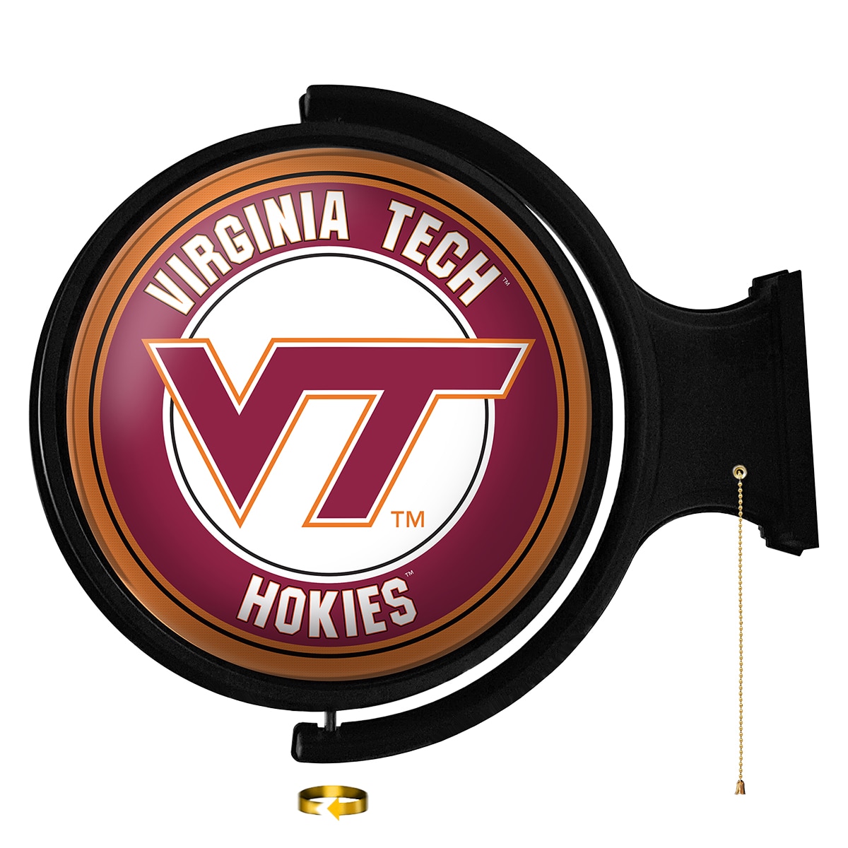 The Fan-Brand Virginia Tech Hokies Rotating Wall Lights 23-in Constant ...